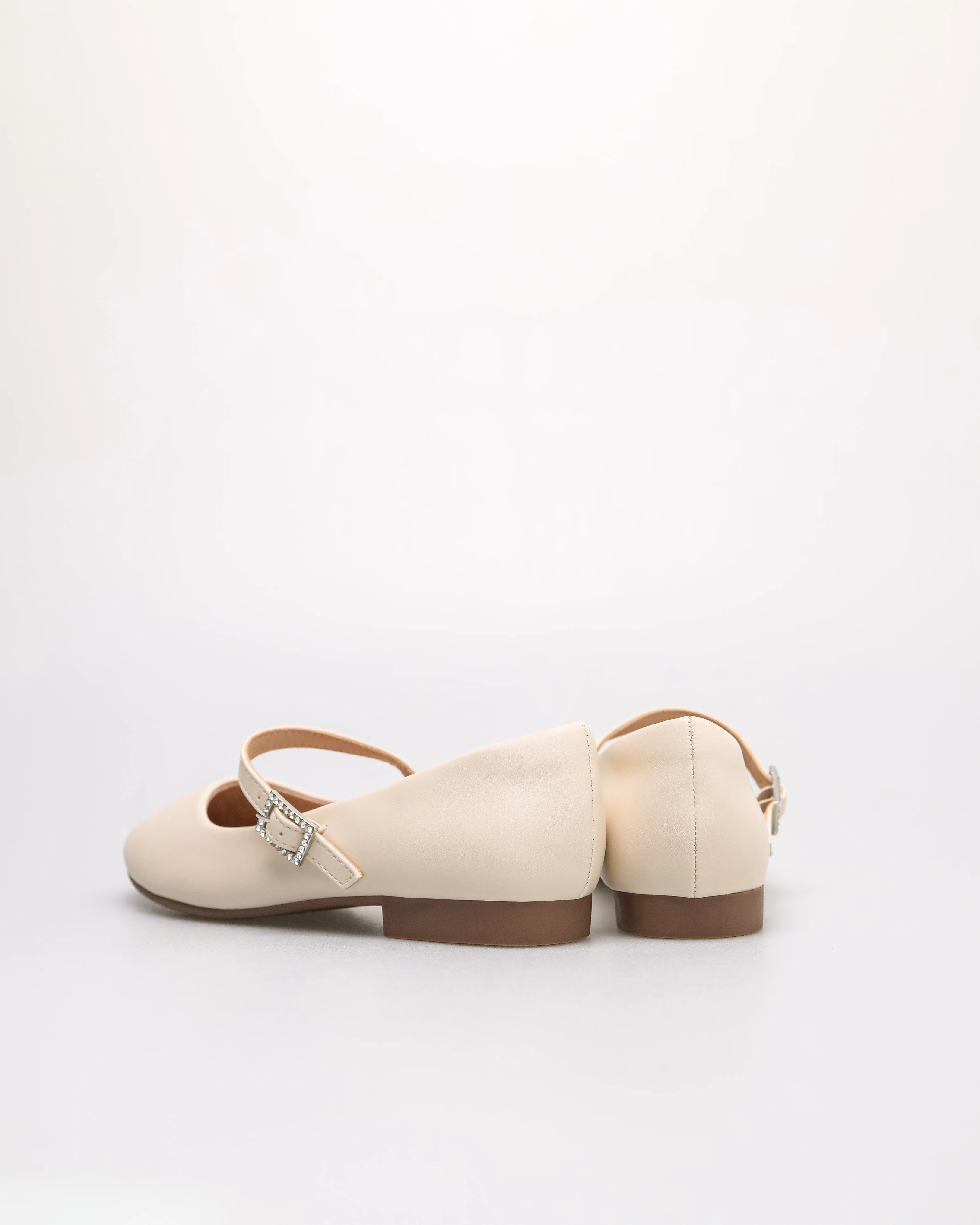 Tomaz NN444 Ladies Crystal Buckle Flats - Image 11