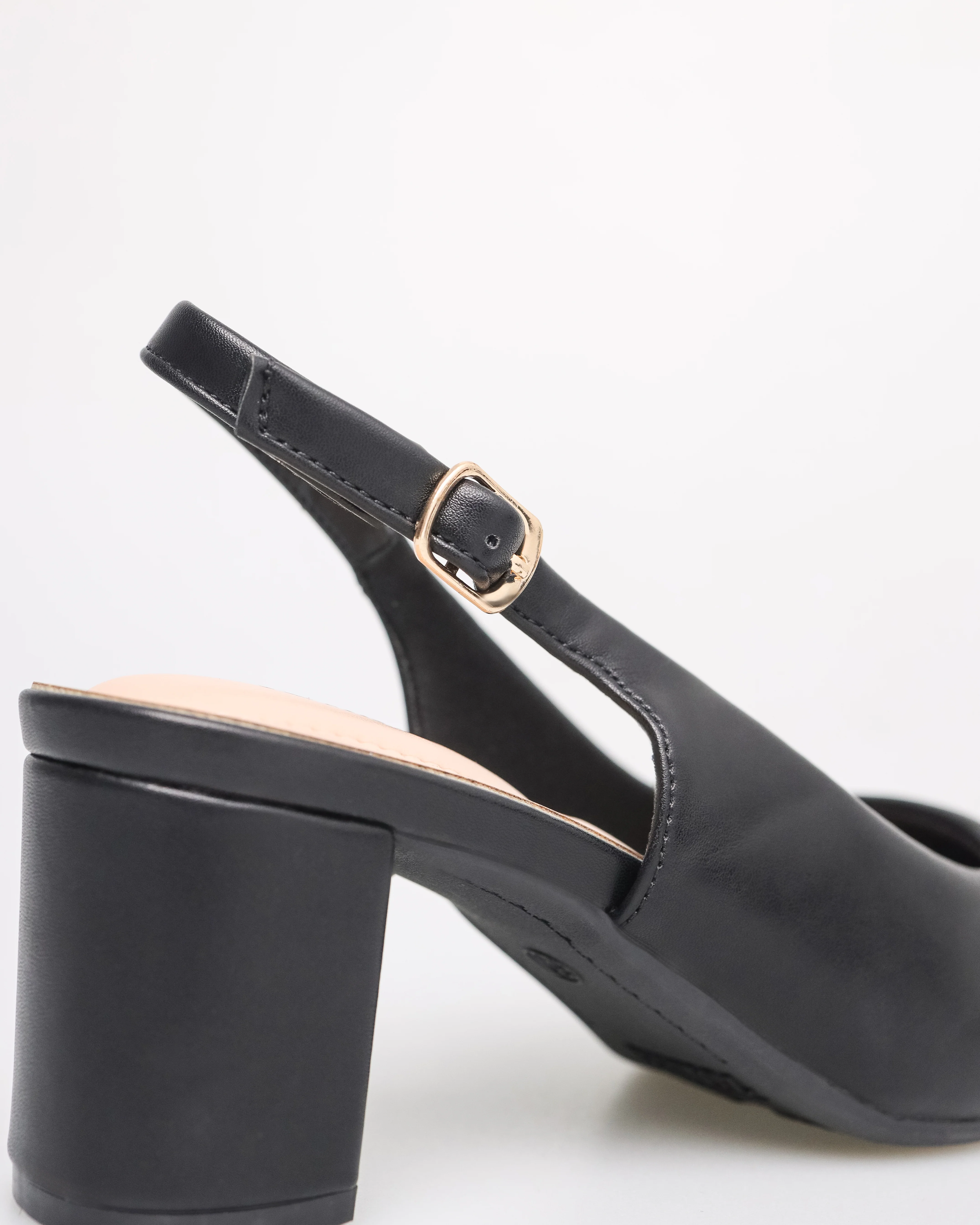 Tomaz NN447 Ladies Buckle Slingback Heels - Image 8