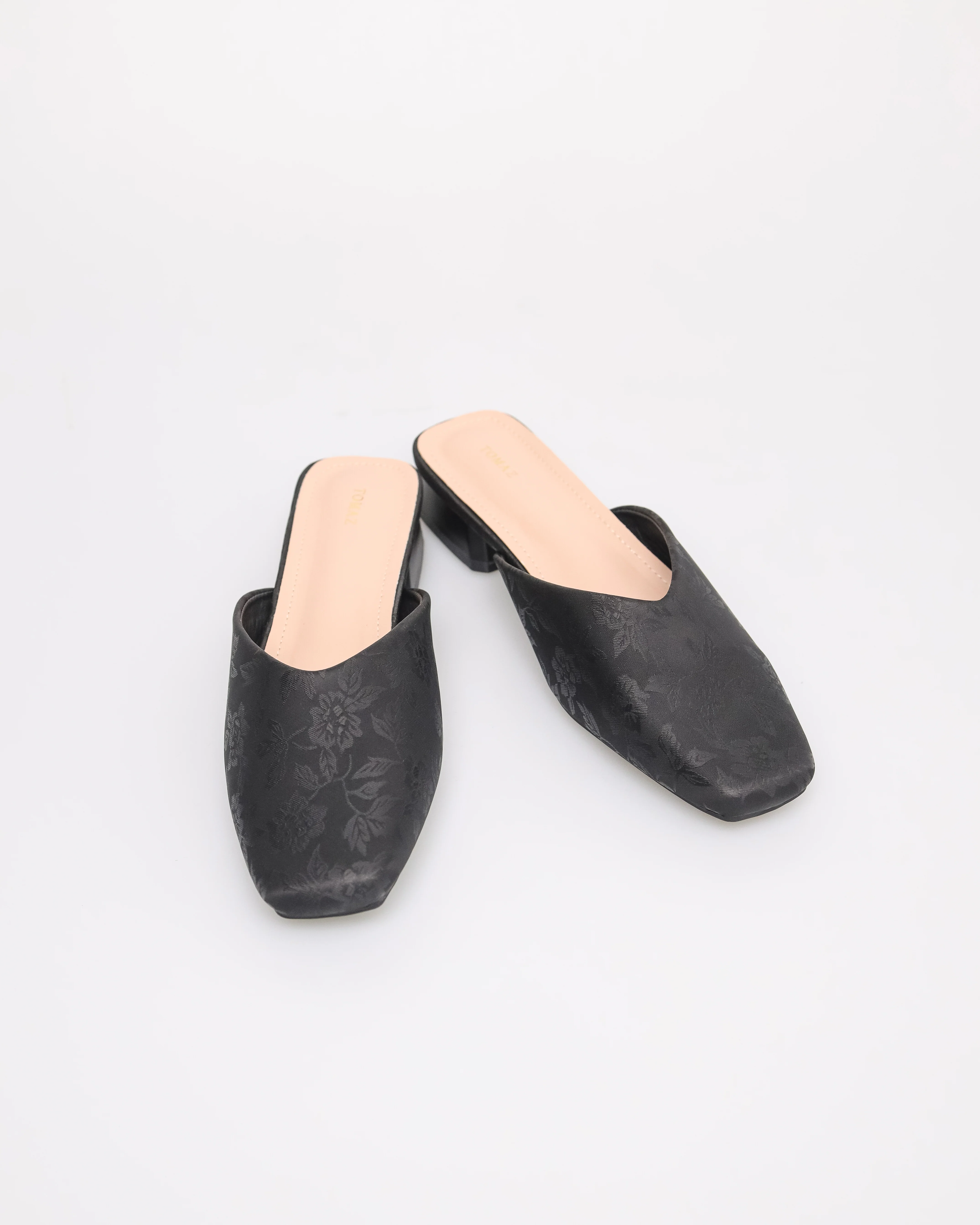 Tomaz NN458 Ladies Flowery Mules - Image 2