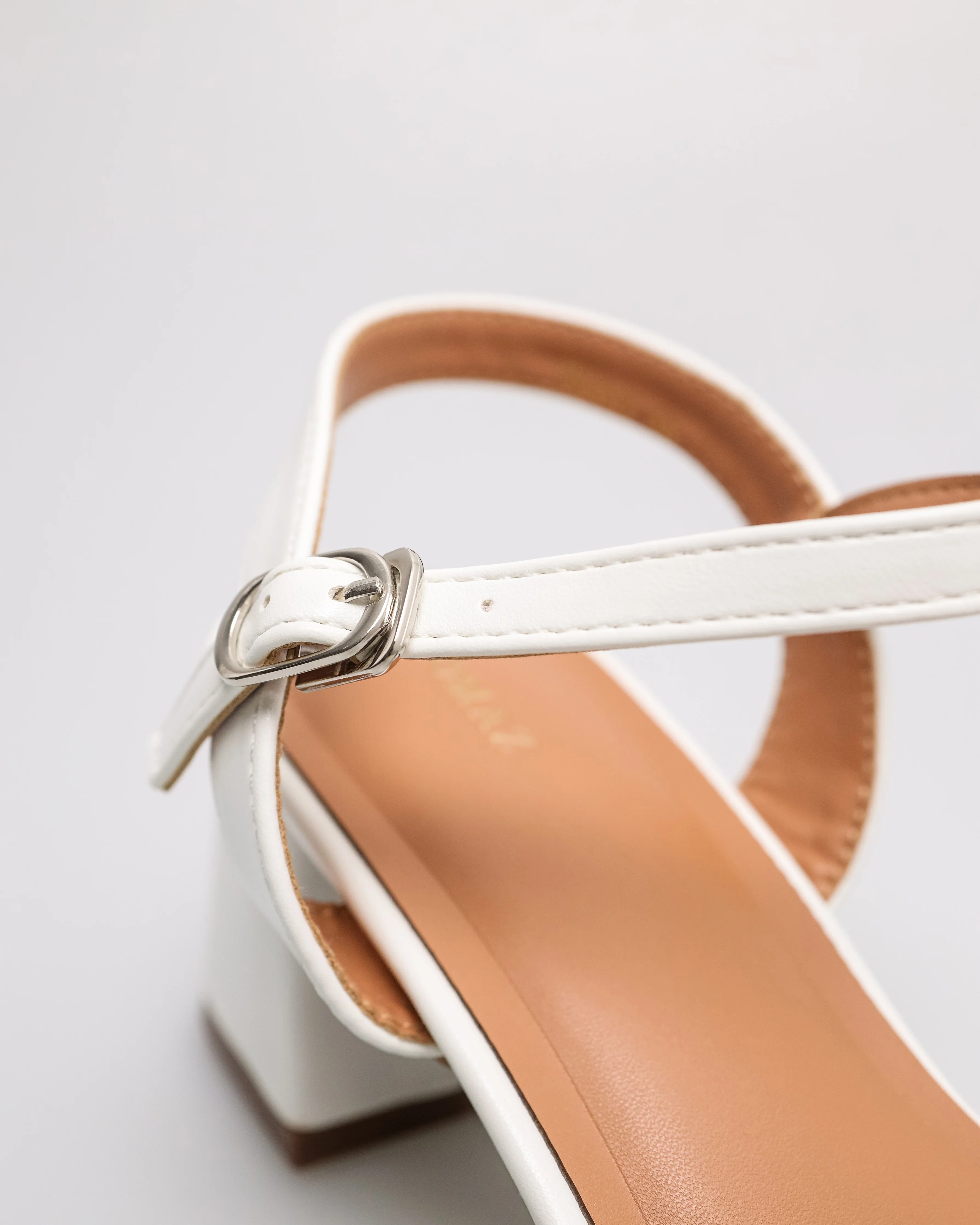 Tomaz NN467 Ladies Glamour Shiny Block Heels - Image 12