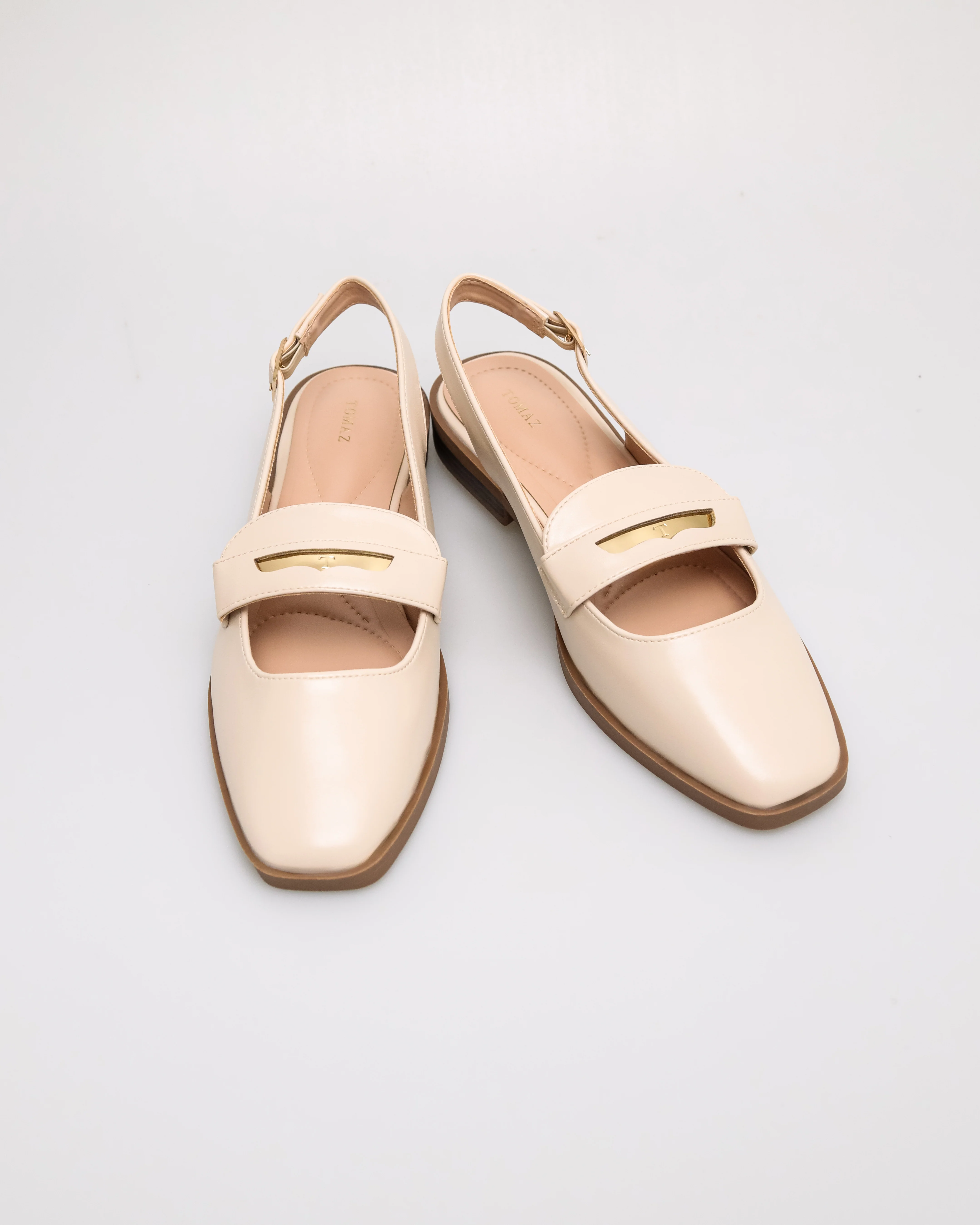 Tomaz NN483 Ladies Penny Slingback Flats - Image 6