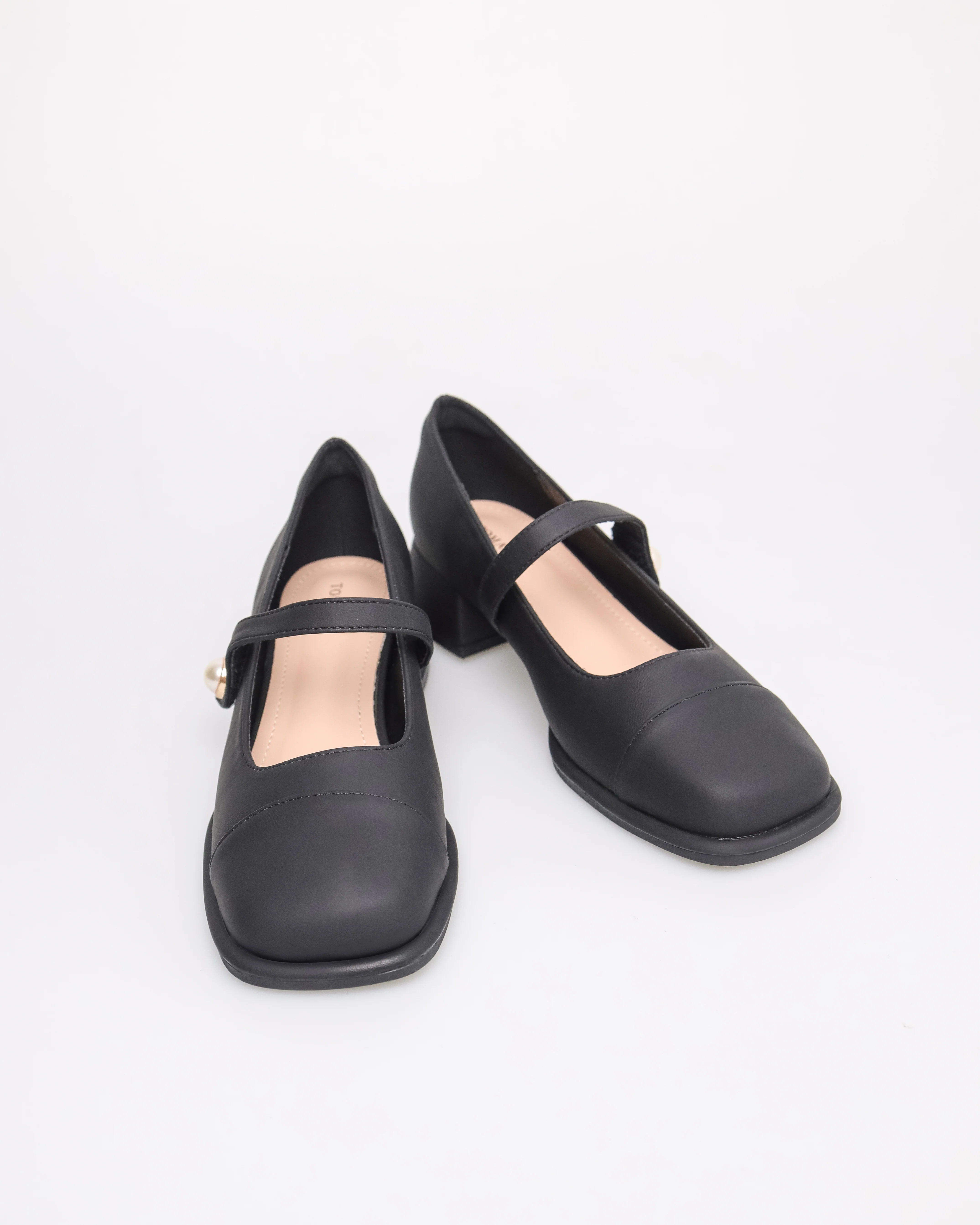 Tomaz NN487 Ladies Pearl Strap Heels - Image 2