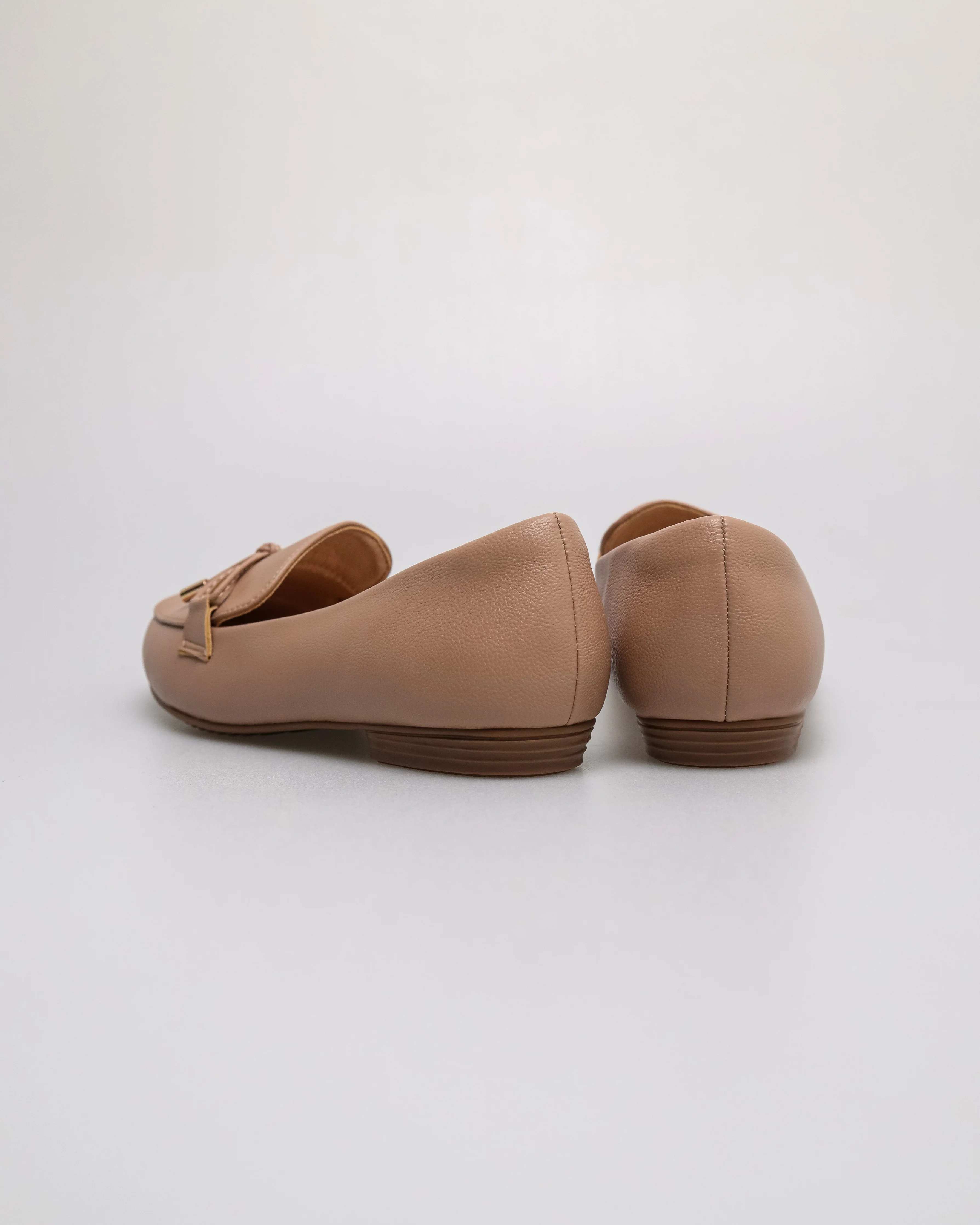 Tomaz NN518 Ladies Tassel Gold Loafers - Image 3