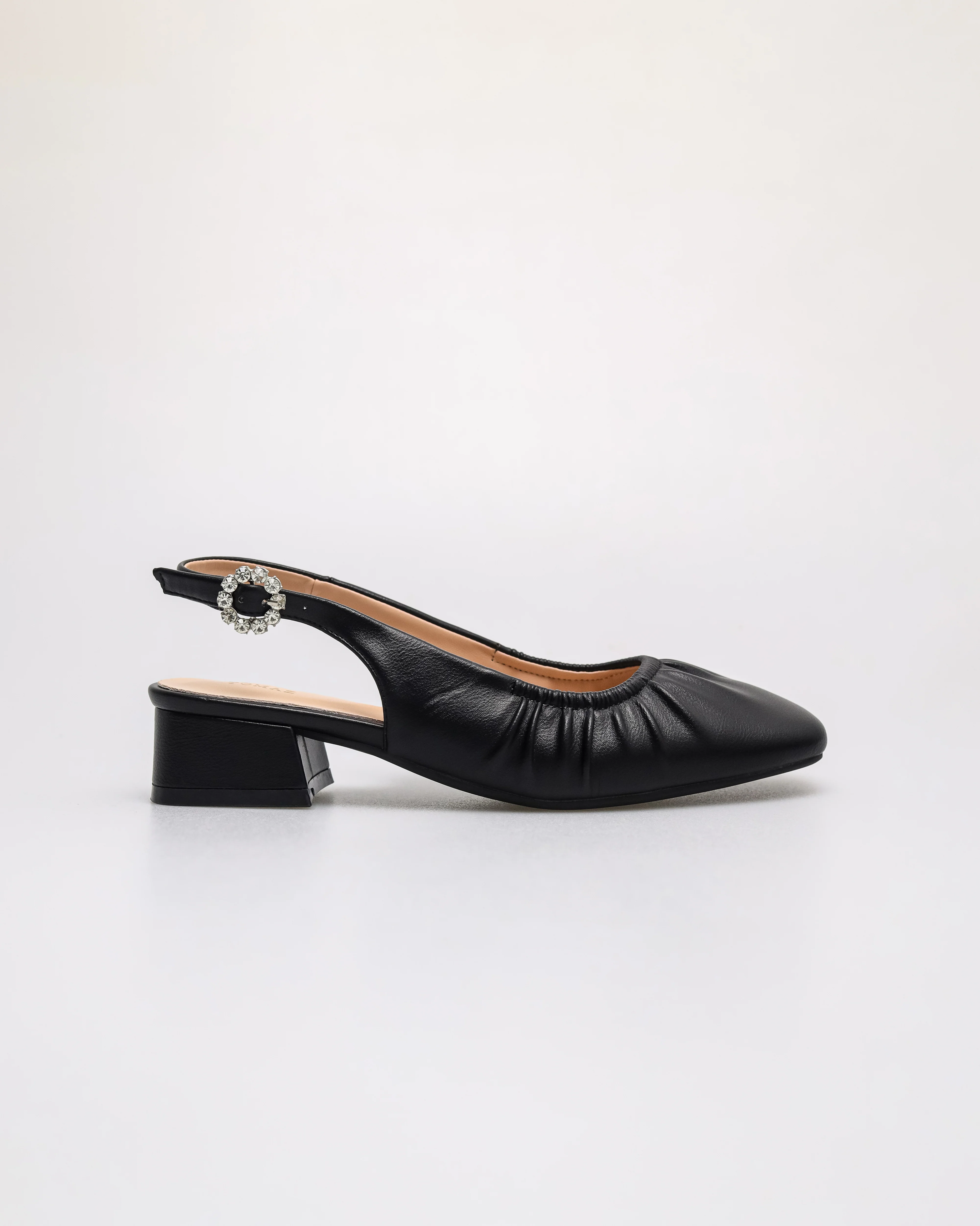 Tomaz NN542 Ladies Squared Ruched Heels - Image 5