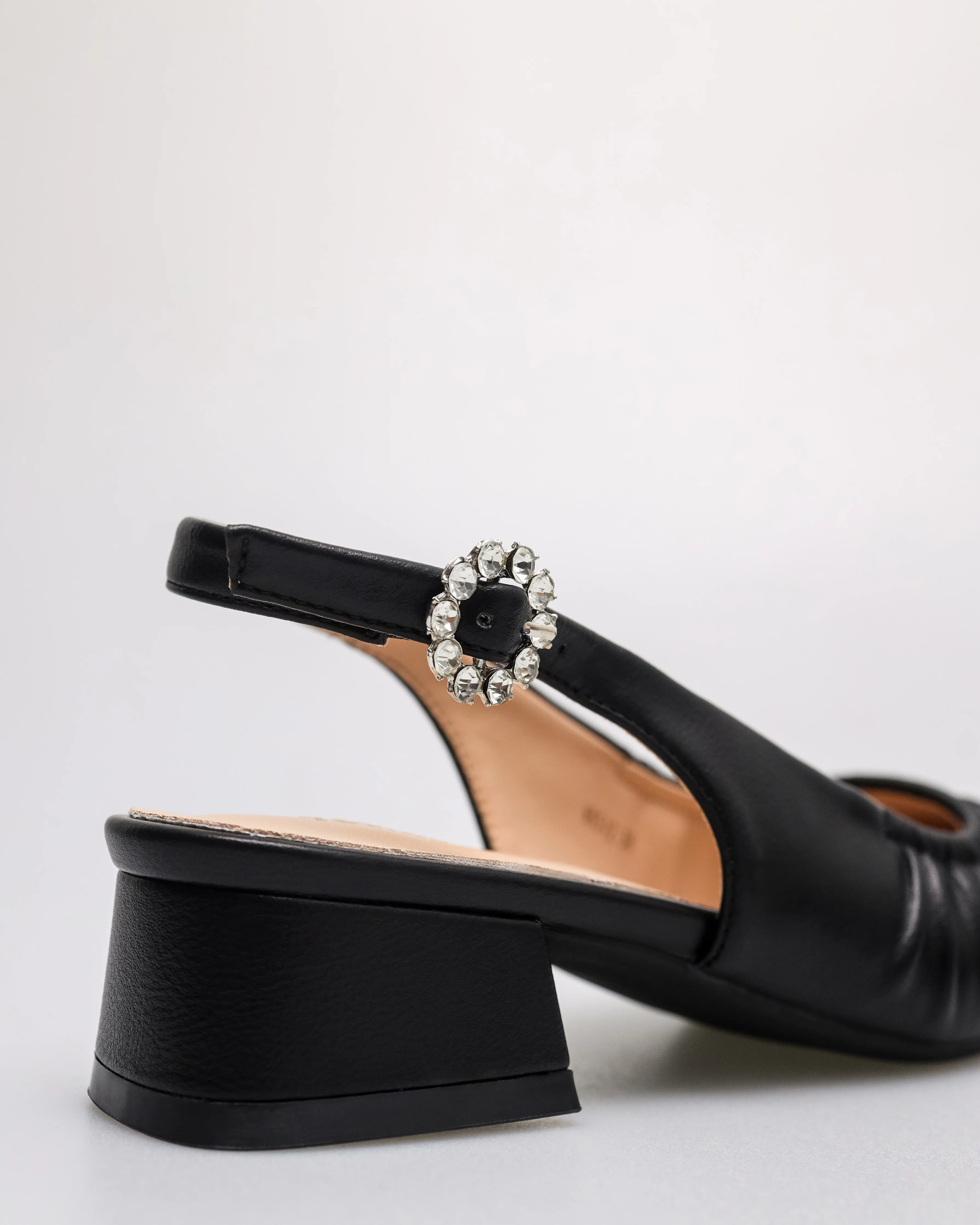 Tomaz NN542 Ladies Squared Ruched Heels - Image 8
