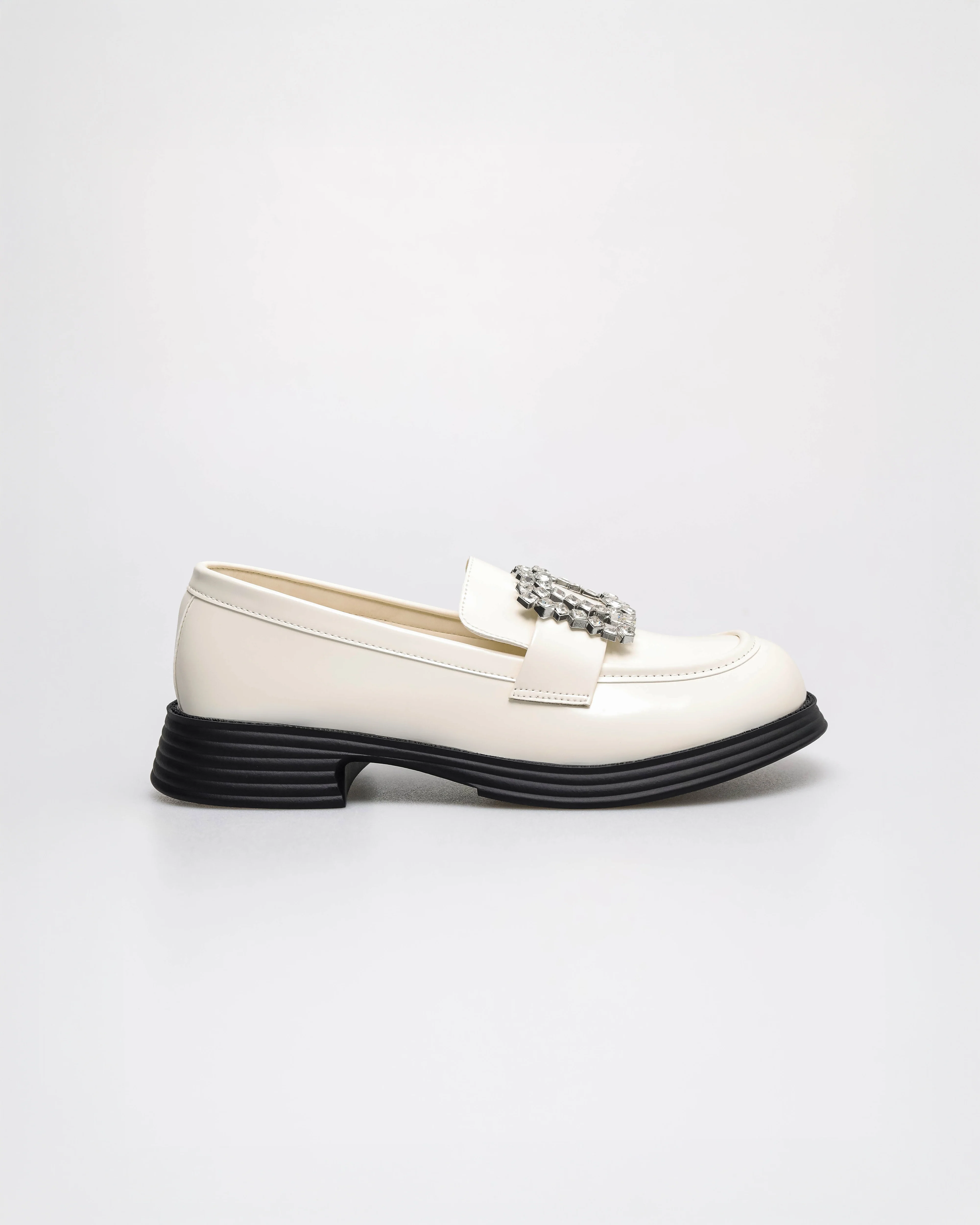 Tomaz NN586 Ladies Crystal Charm Loafers