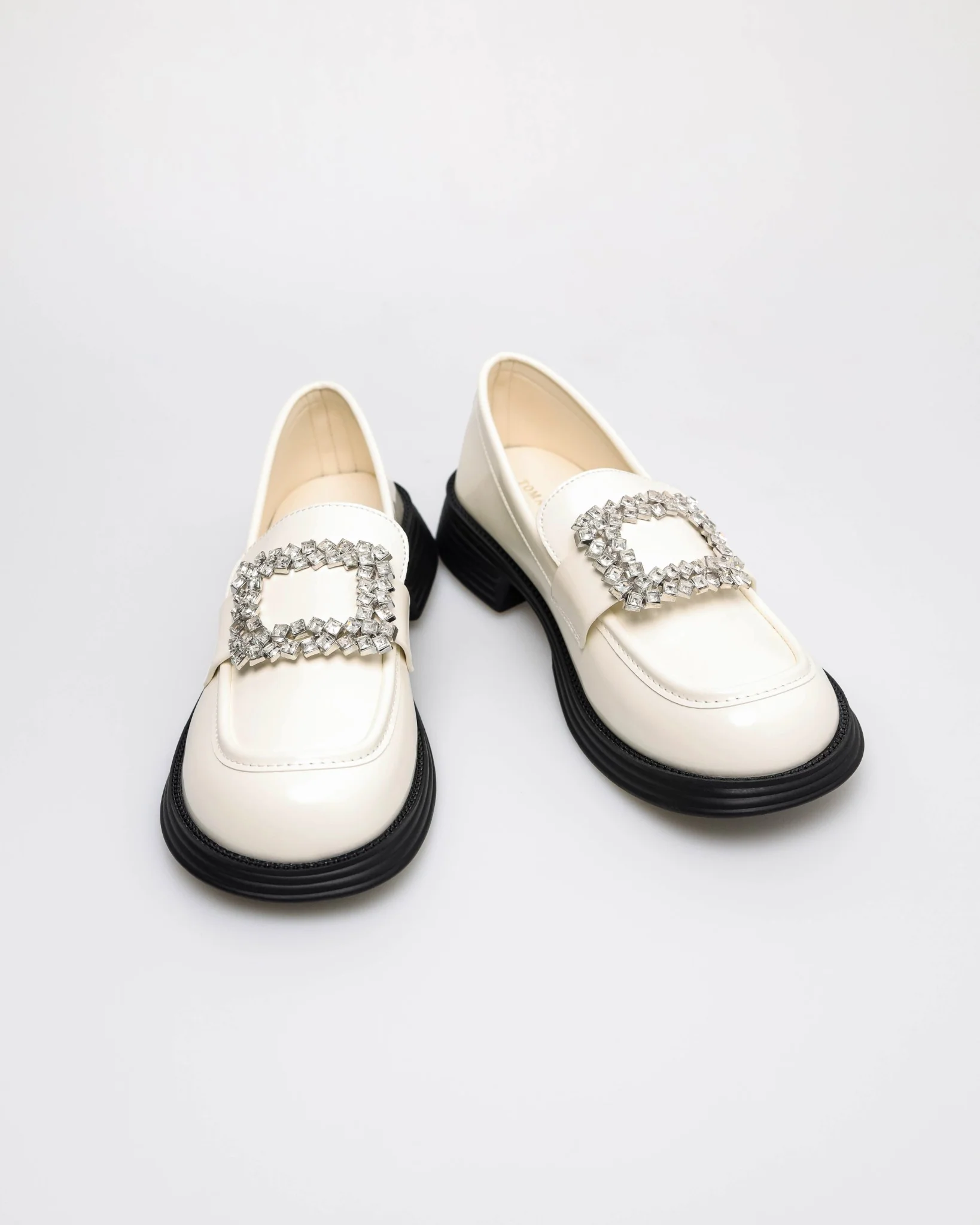 Tomaz NN586 Ladies Crystal Charm Loafers - Image 2