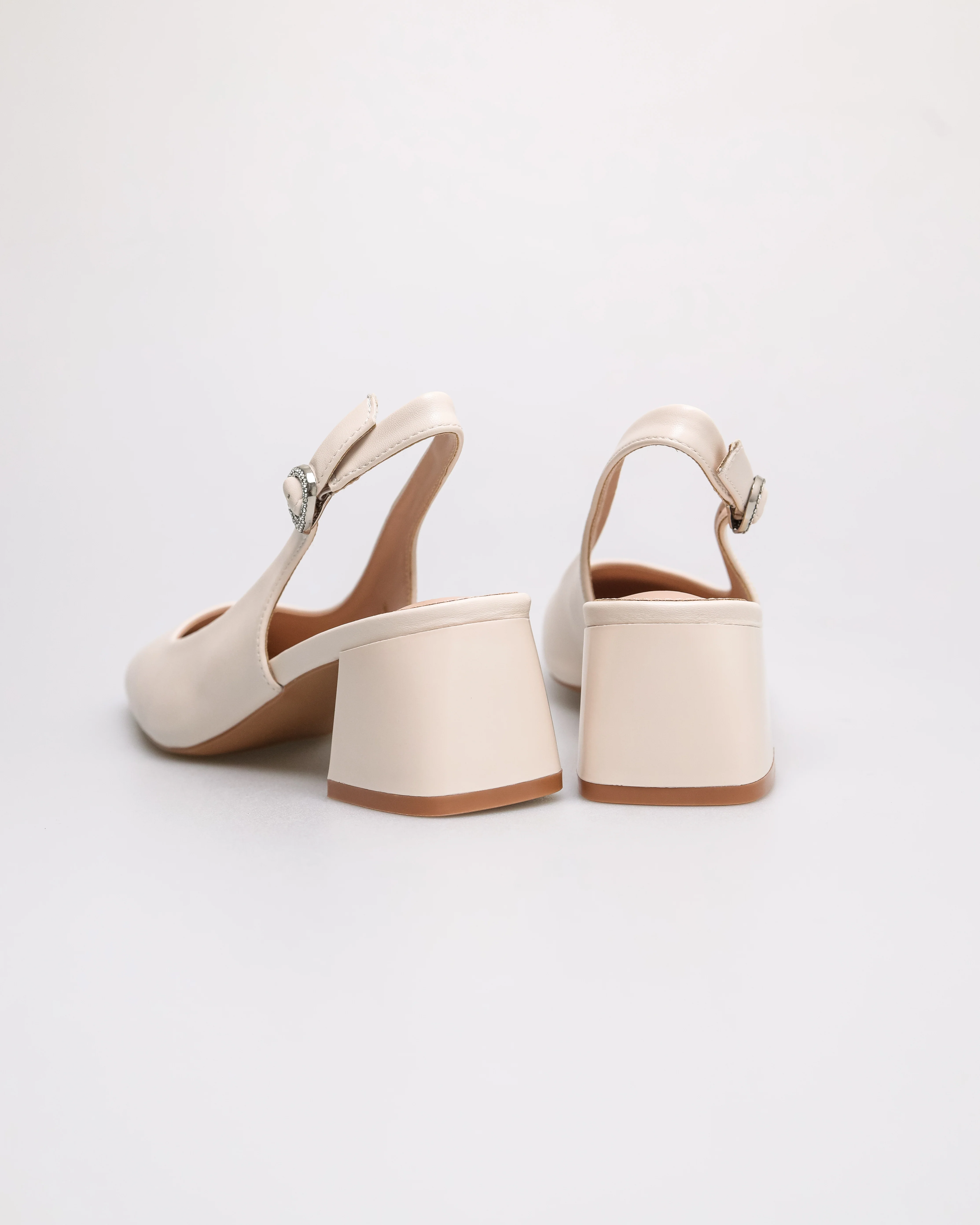 Tomaz NN647 Ladies Slingback Block Heels - Image 7