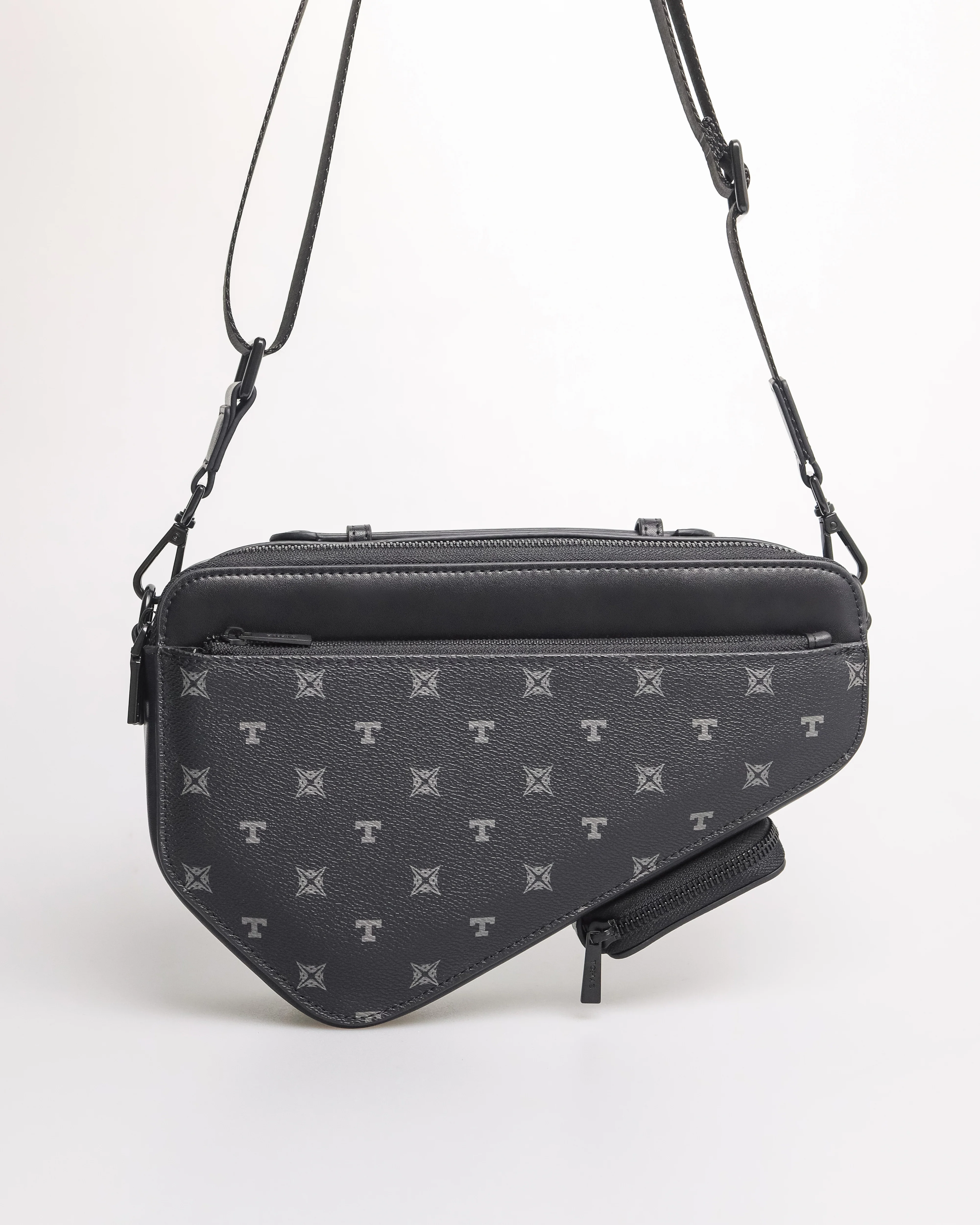 Tomaz NT-TZ445 Monogram Men's Saddle Bag - Image 4