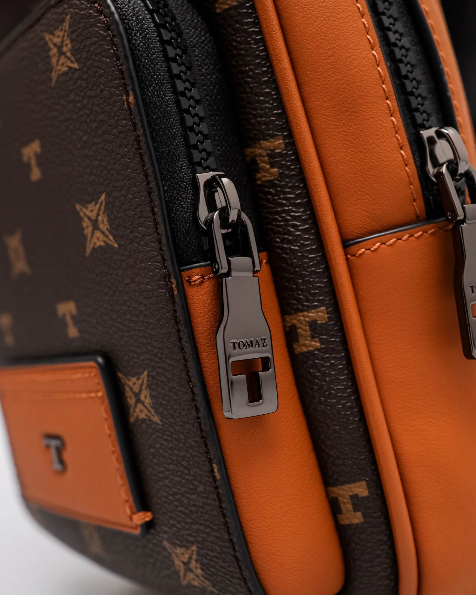 Tomaz NT-TZ464-A Men's Monogram Crossbody Bag - Image 12