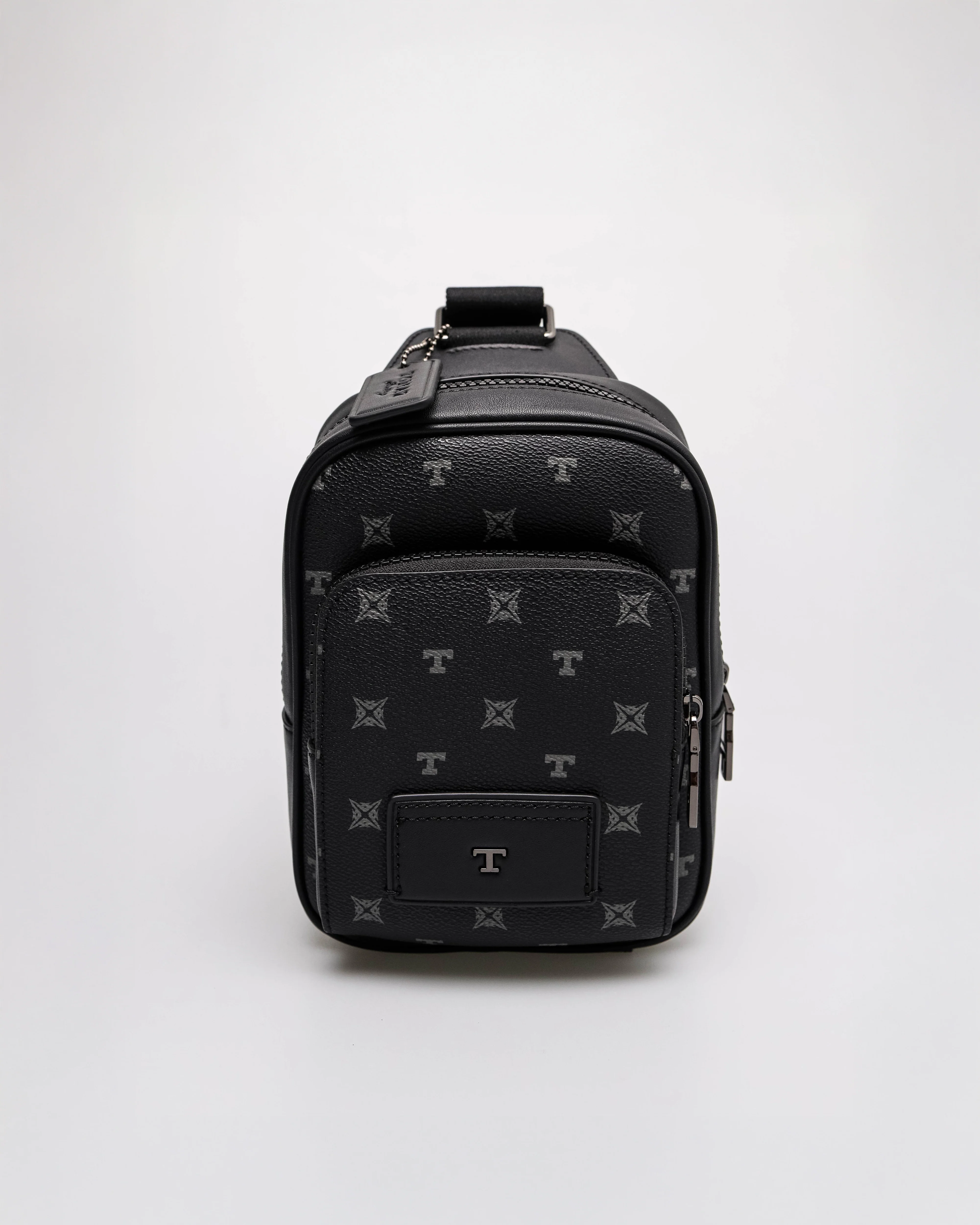 Tomaz NT-TZ464-A Men's Monogram Crossbody Bag - Image 4