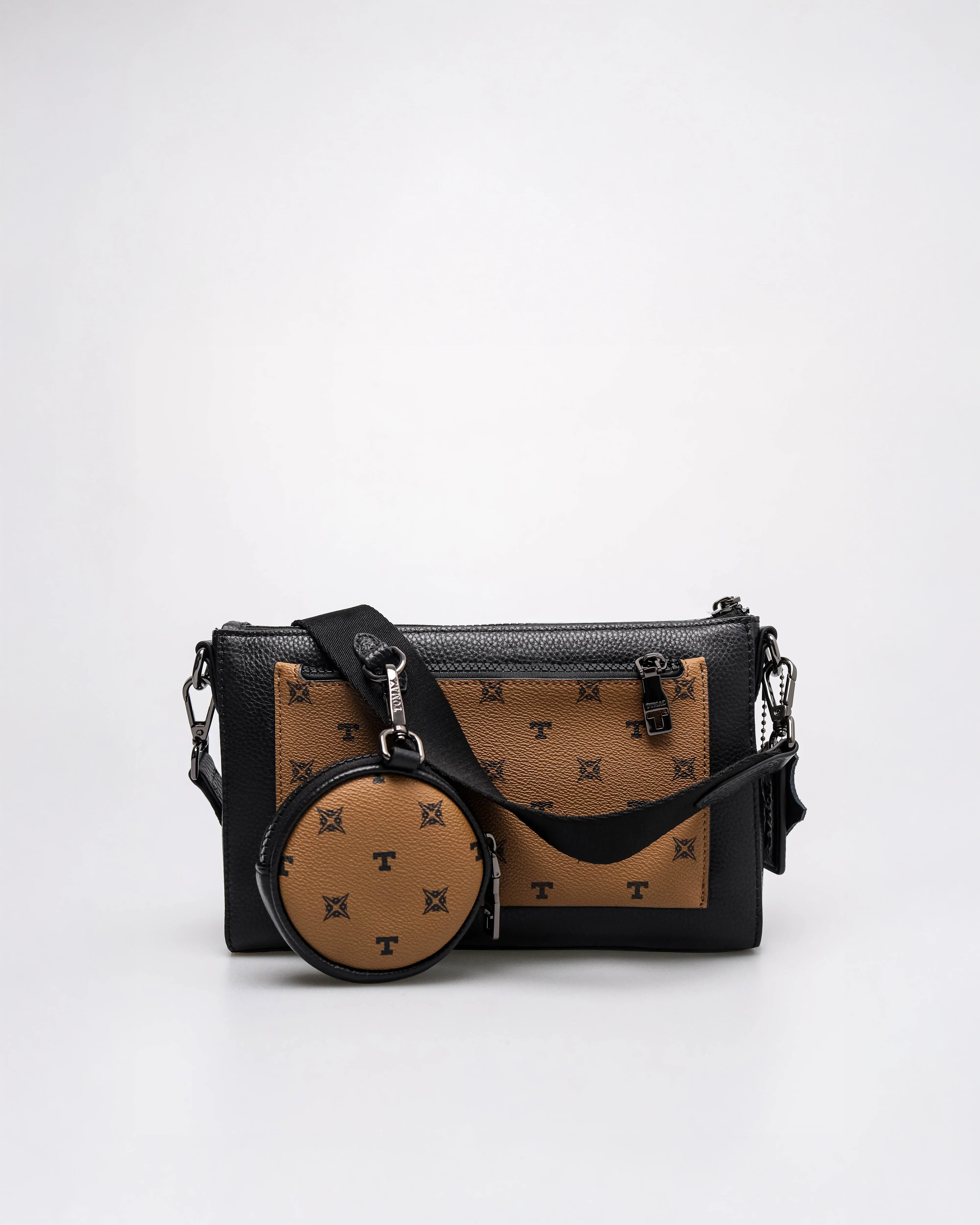 Tomaz NT-TZ470 Men's Monogram Sling Bag - Image 12
