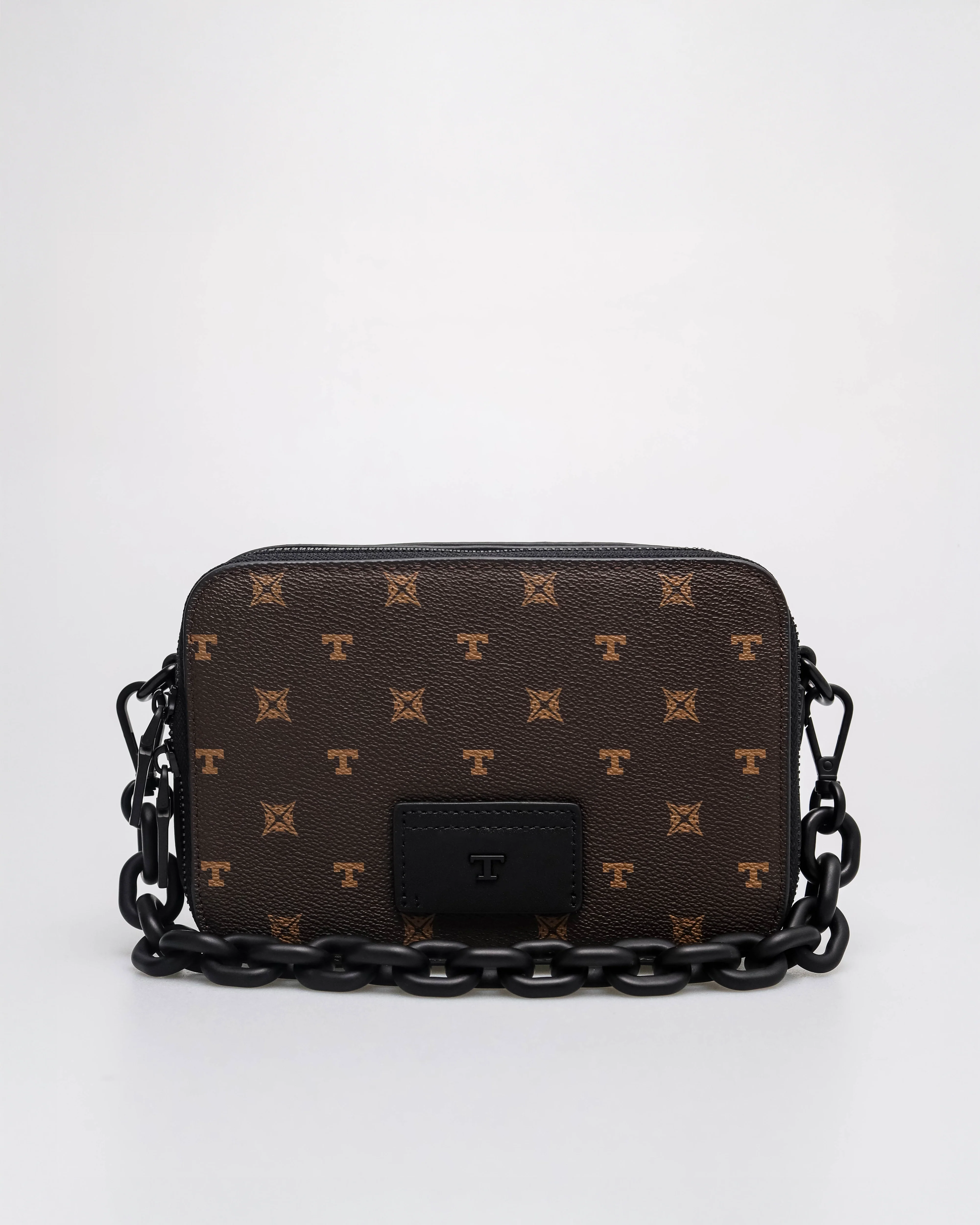 Tomaz NT-TZ473 Men Monogram Crossbody Bag - Image 5