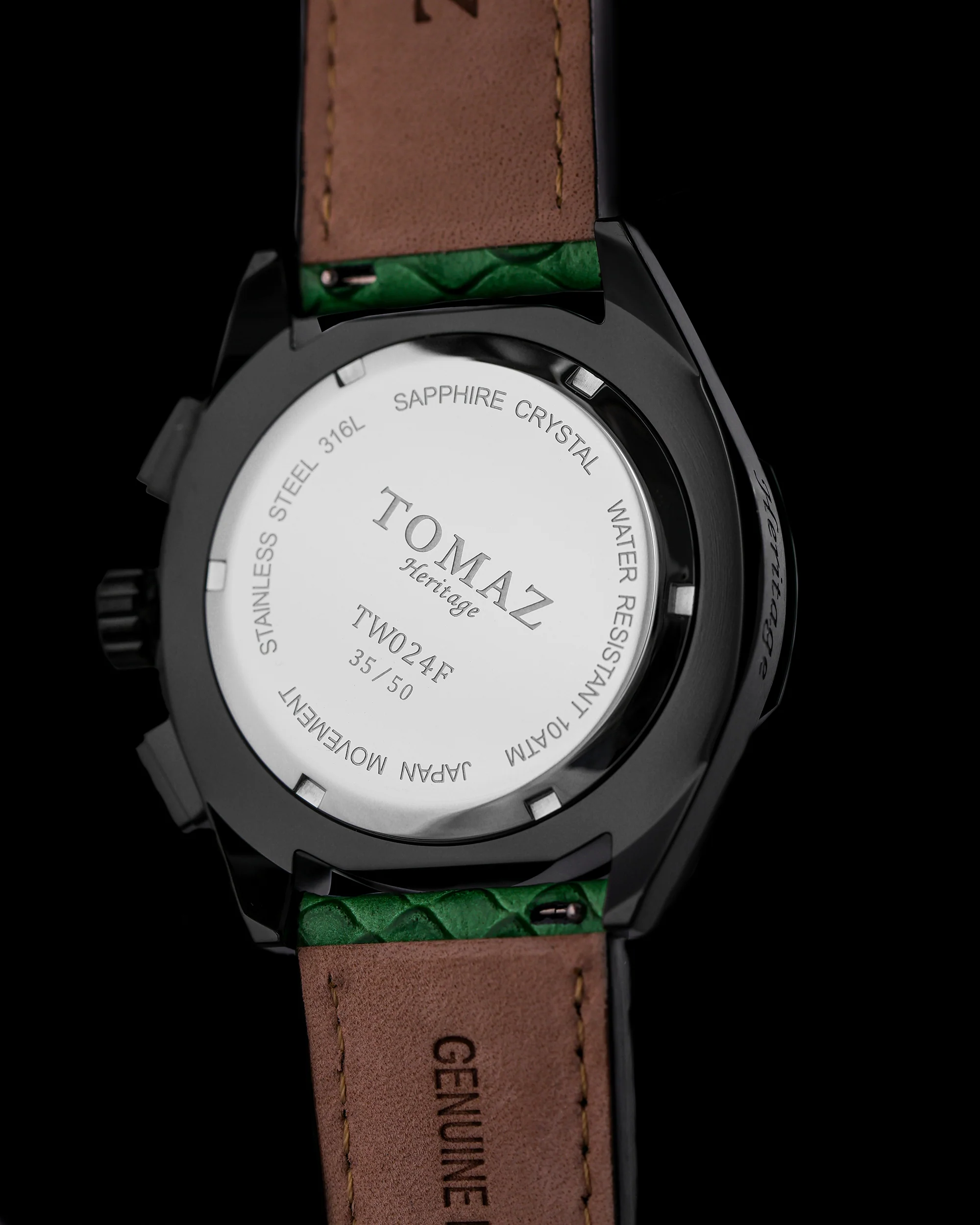 Tomaz RAWR III TW024F-D12 Crystal Watch β Salmon Leather Strap - Image 5