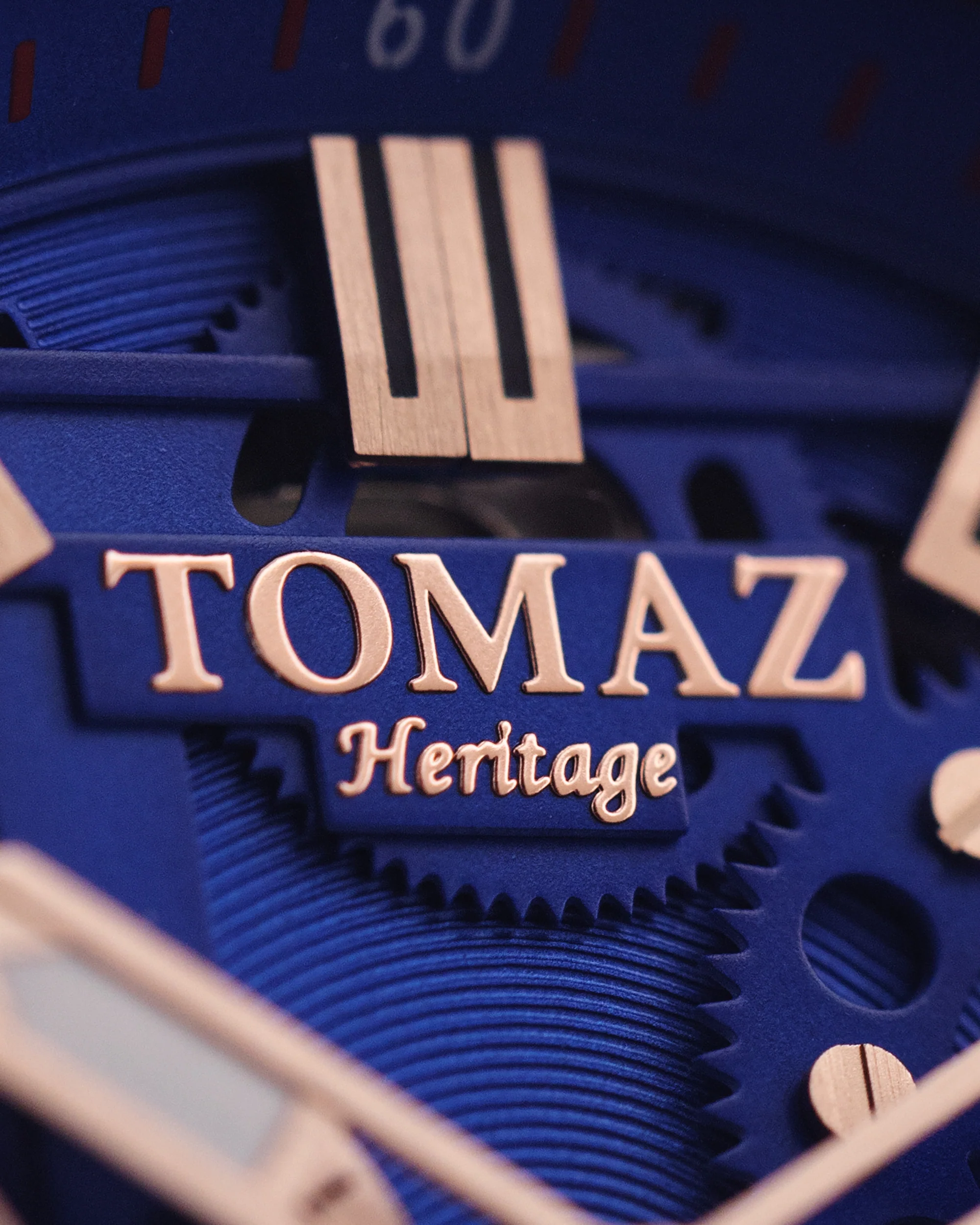 Tomaz Royale TW014B-D3 Crystal Watch – Salmon Leather Strap - Image 5