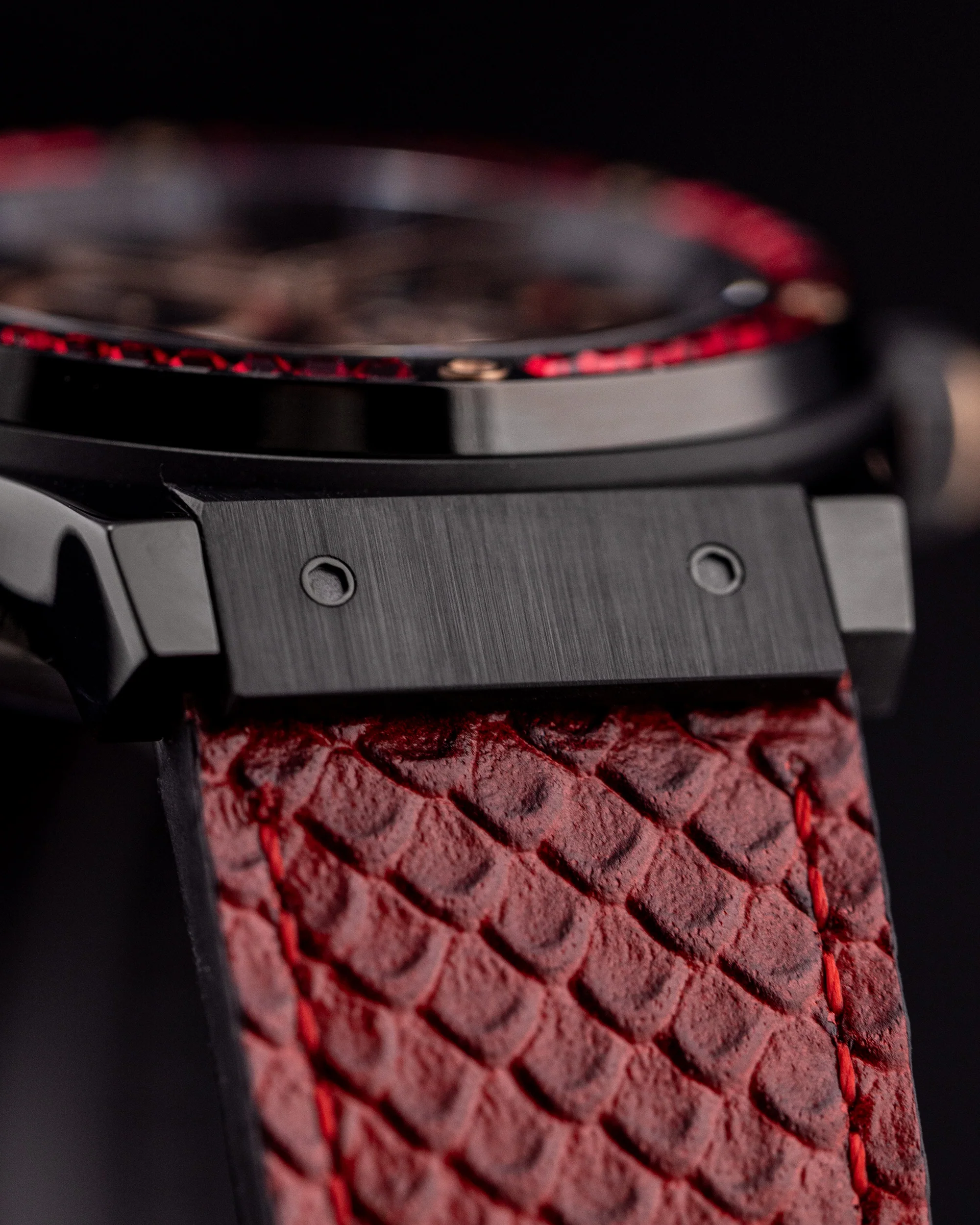 Tomaz Royale TW014B-D4 Crystal Watch β Salmon Leather Strap - Image 6
