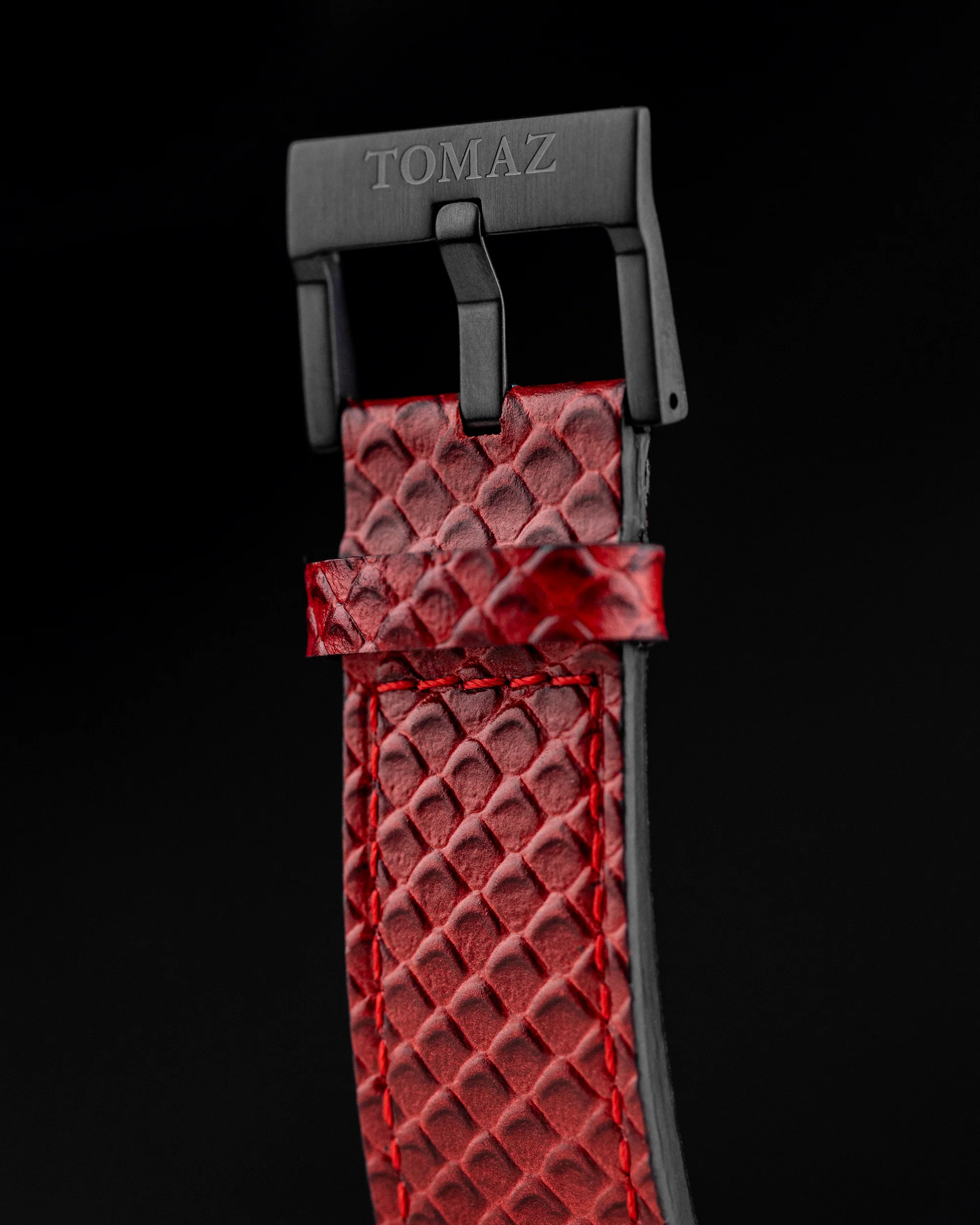 Tomaz Royale TW014B-D4 Crystal Watch β Salmon Leather Strap - Image 7