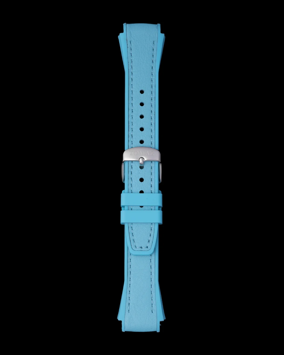 Tomaz SG4L-B 18mm Plain Leather & Silicone Watch Strap – Fits G4L - Image 3