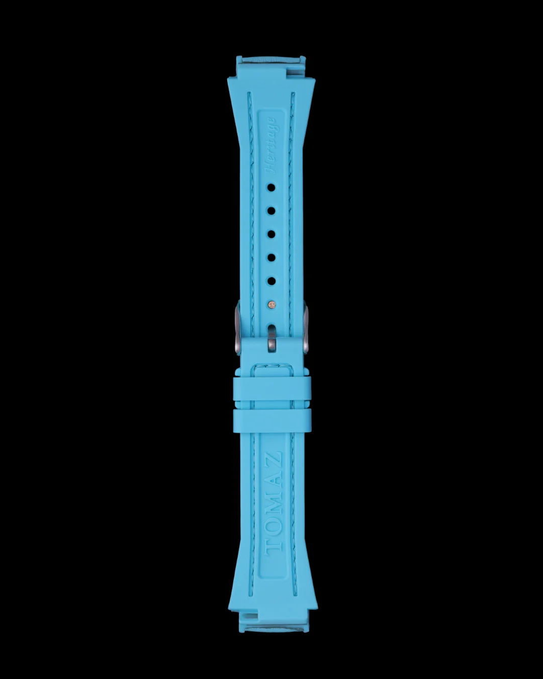 Tomaz SG4L-B 18mm Plain Leather & Silicone Watch Strap – Fits G4L - Image 4