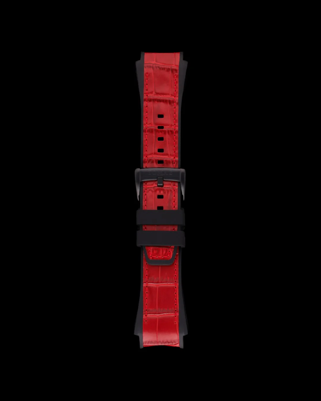 Tomaz SGR04-1 24mm Bamboo Leather & Silicone Watch Strap – Fits GR04 - Image 5