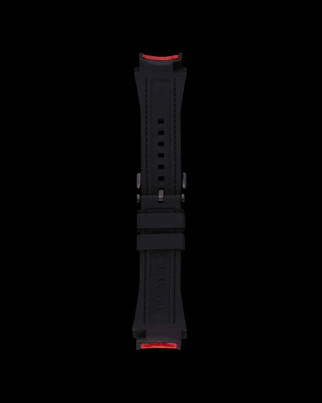 Tomaz SGR04-1 24mm Bamboo Leather & Silicone Watch Strap – Fits GR04 - Image 6