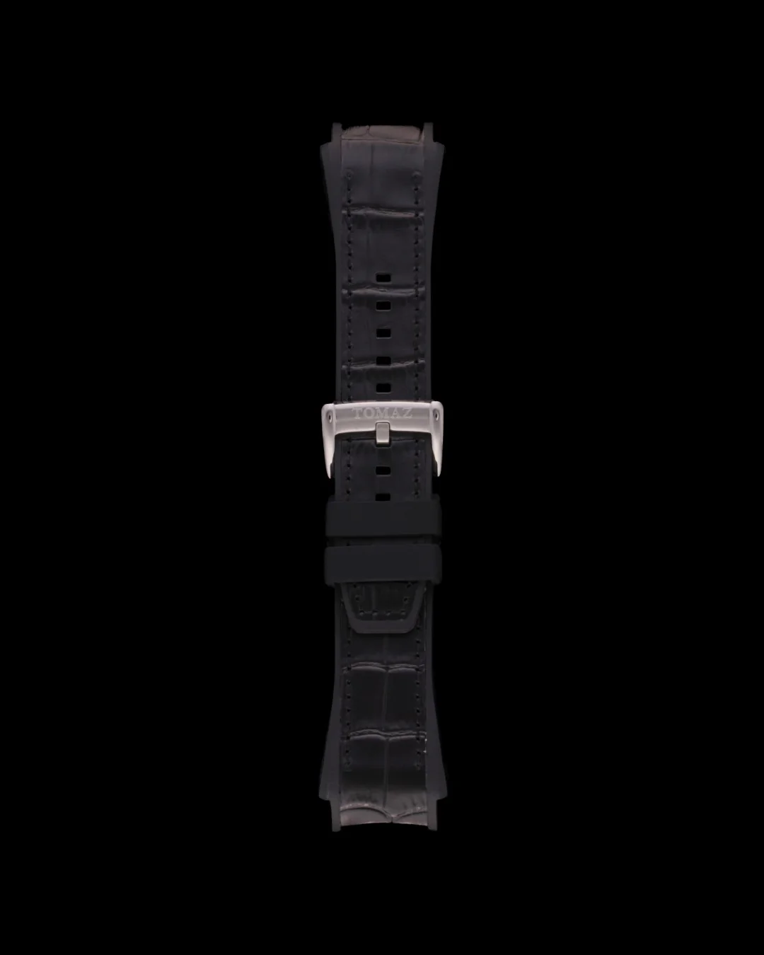 Tomaz SGR04-1B 24mm Bamboo Leather & Silicone Watch Strap – Fits GR04