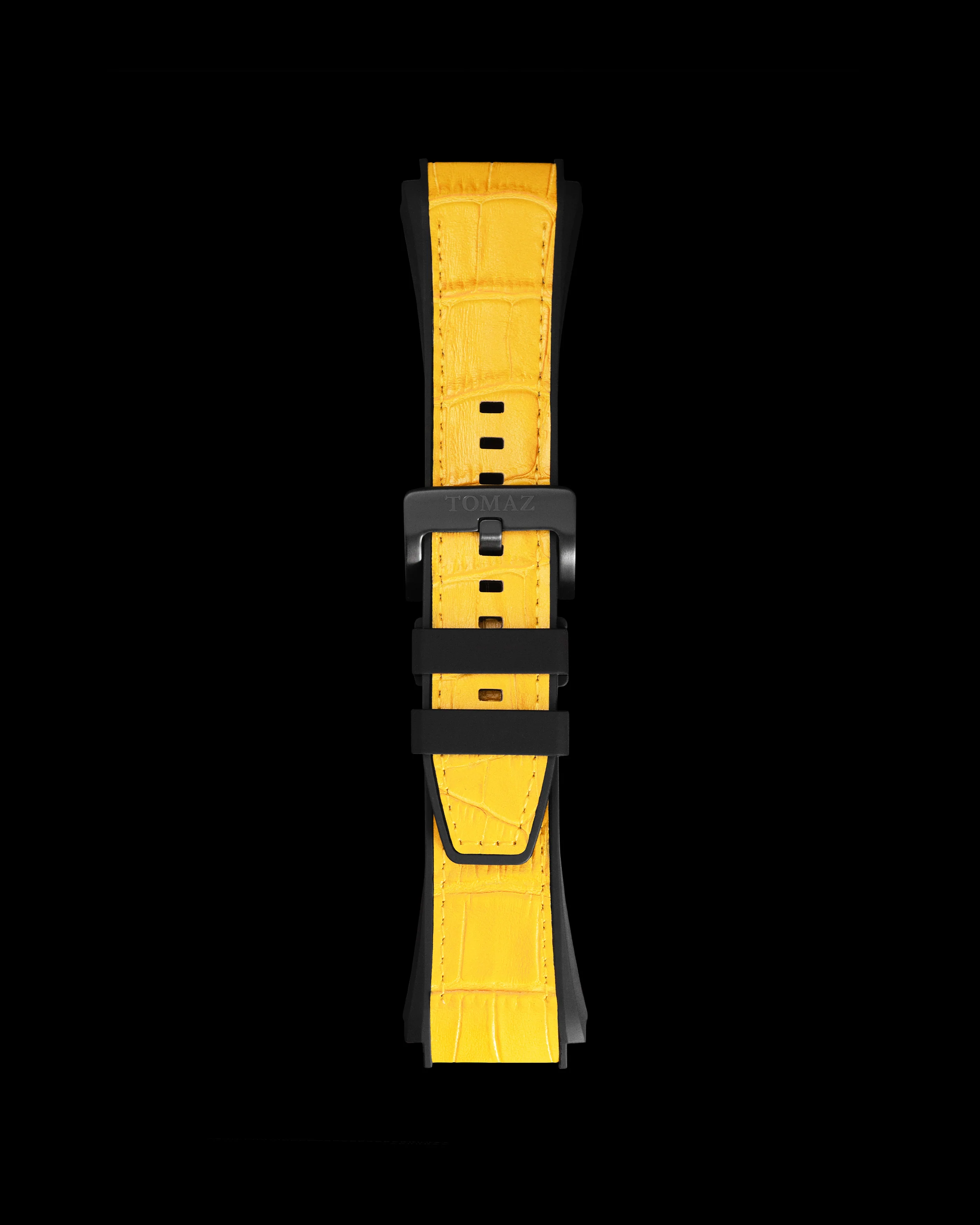Tomaz STQ021 26mm Bamboo Leather & Silicone Watch Strap – Fits TQ021 - Image 6