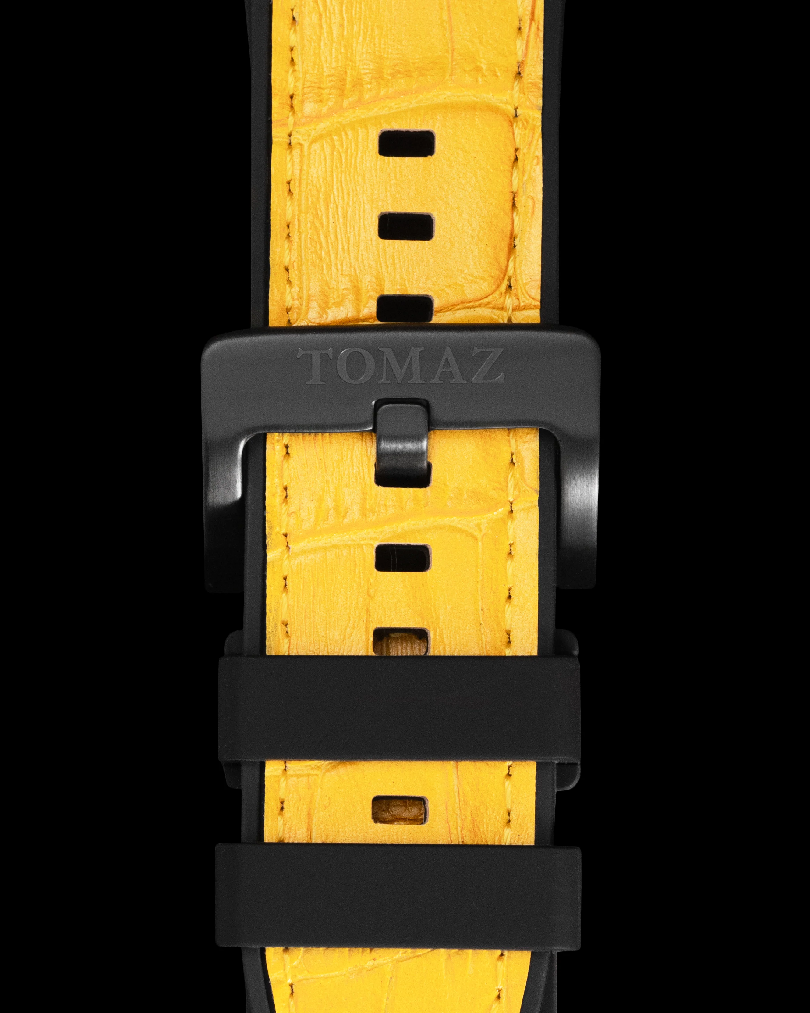 Tomaz STQ021 26mm Bamboo Leather & Silicone Watch Strap – Fits TQ021 - Image 7