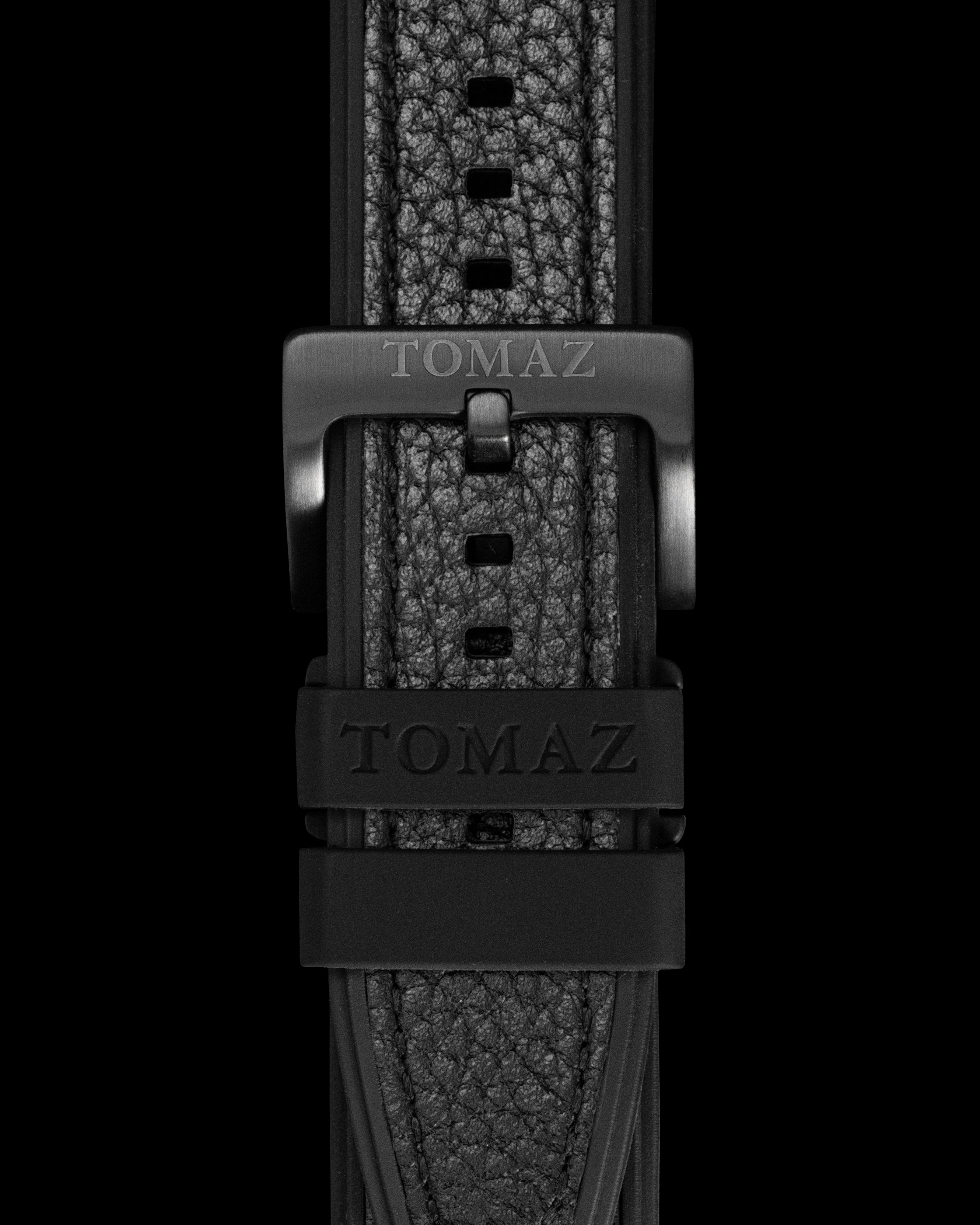 Tomaz STQ023 26mm Lychee Leather & Silicone Watch Strap – Fits TQ023 / TQ030 - Image 2