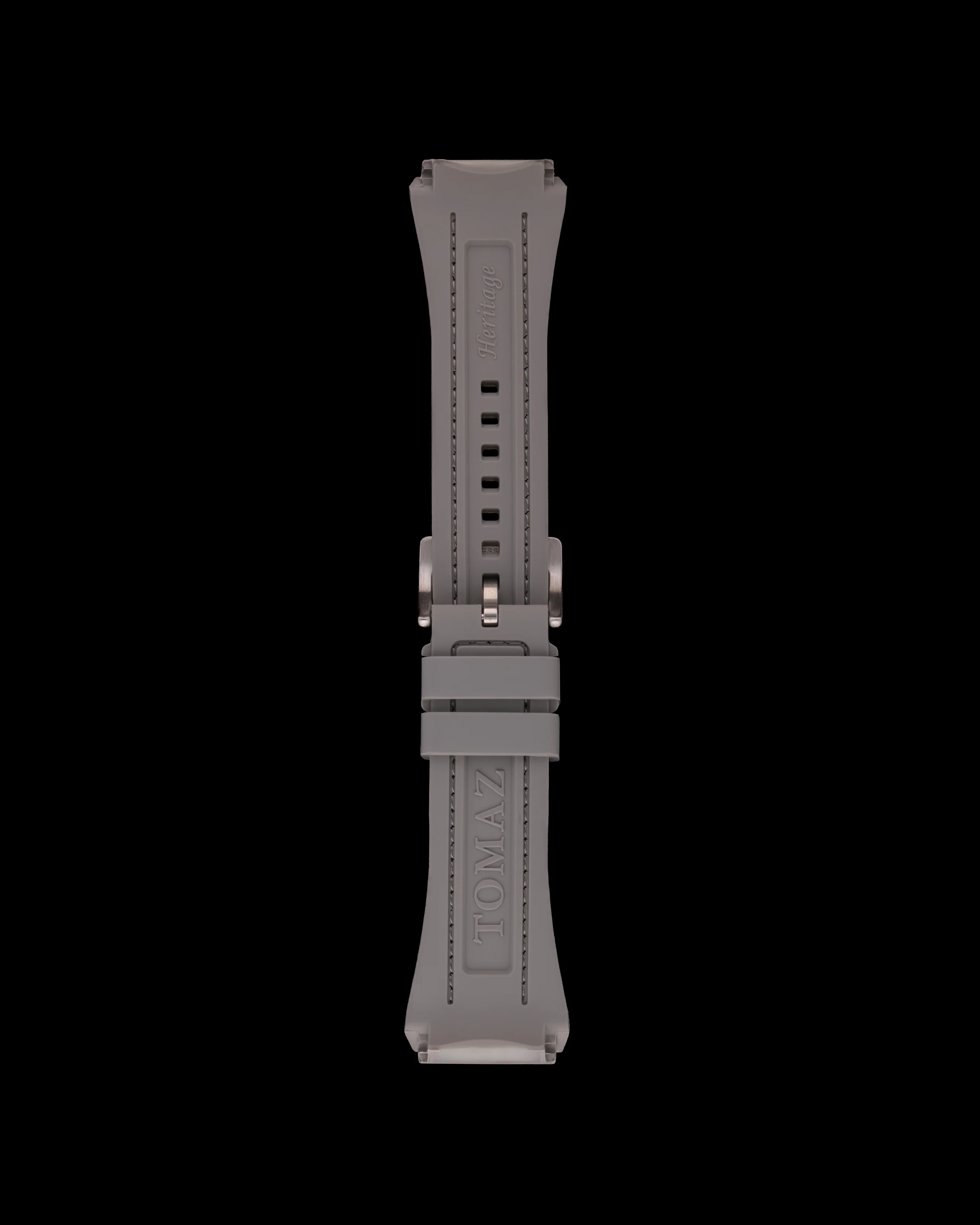 Tomaz STQ030B 26mm Lychee Leather & Silicone Watch Strap – Fits TQ030 - Image 4