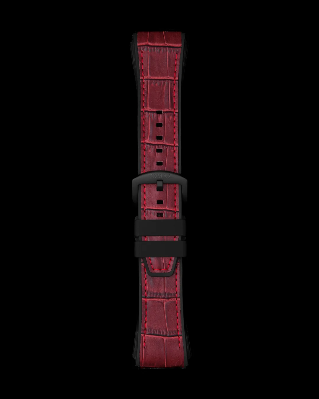 Tomaz STQ039-1 24mm Bamboo Leather & Silicone Watch Strap – Fits TQ039 - Image 11