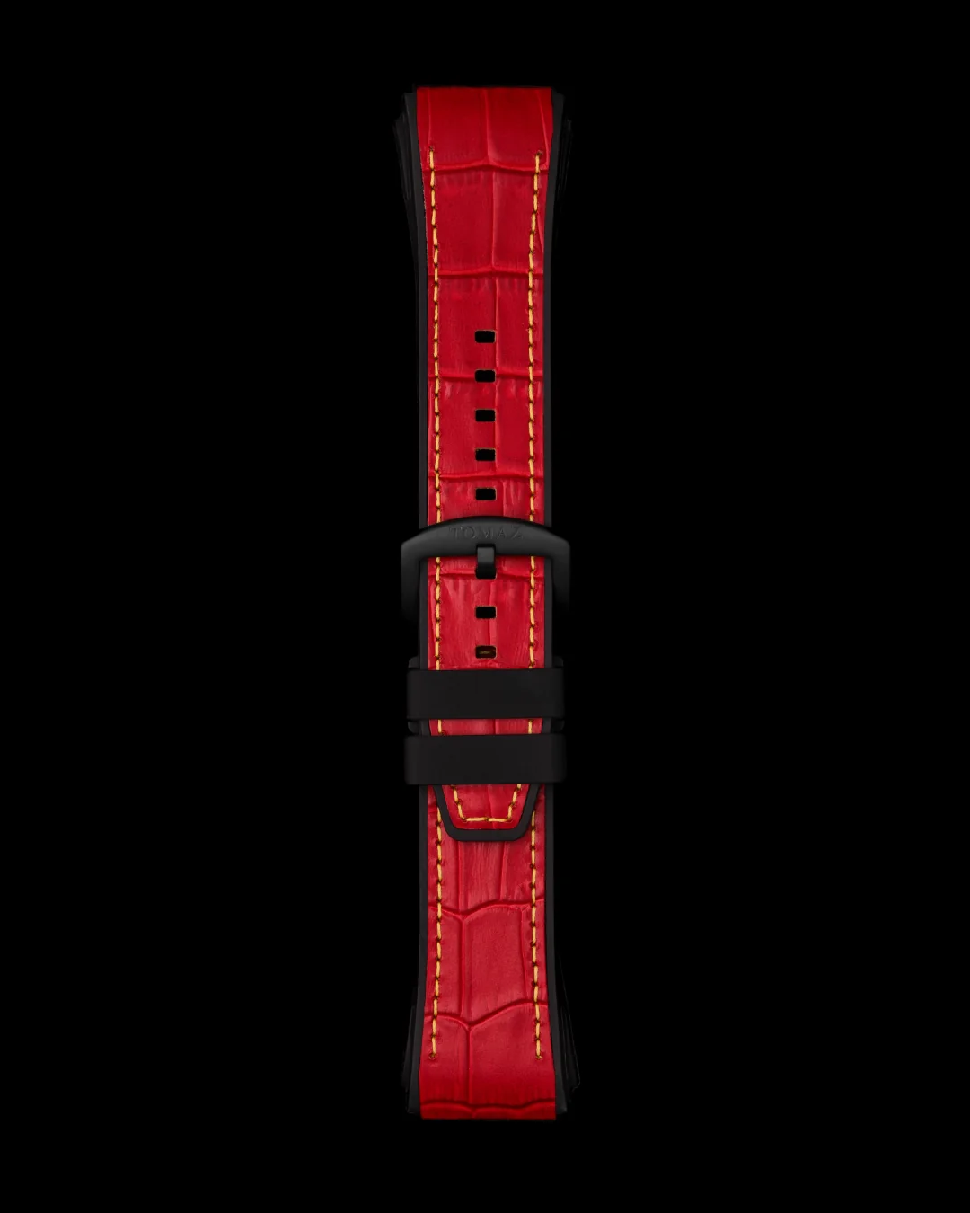 Tomaz STQ039-1 24mm Bamboo Leather & Silicone Watch Strap – Fits TQ039 - Image 13