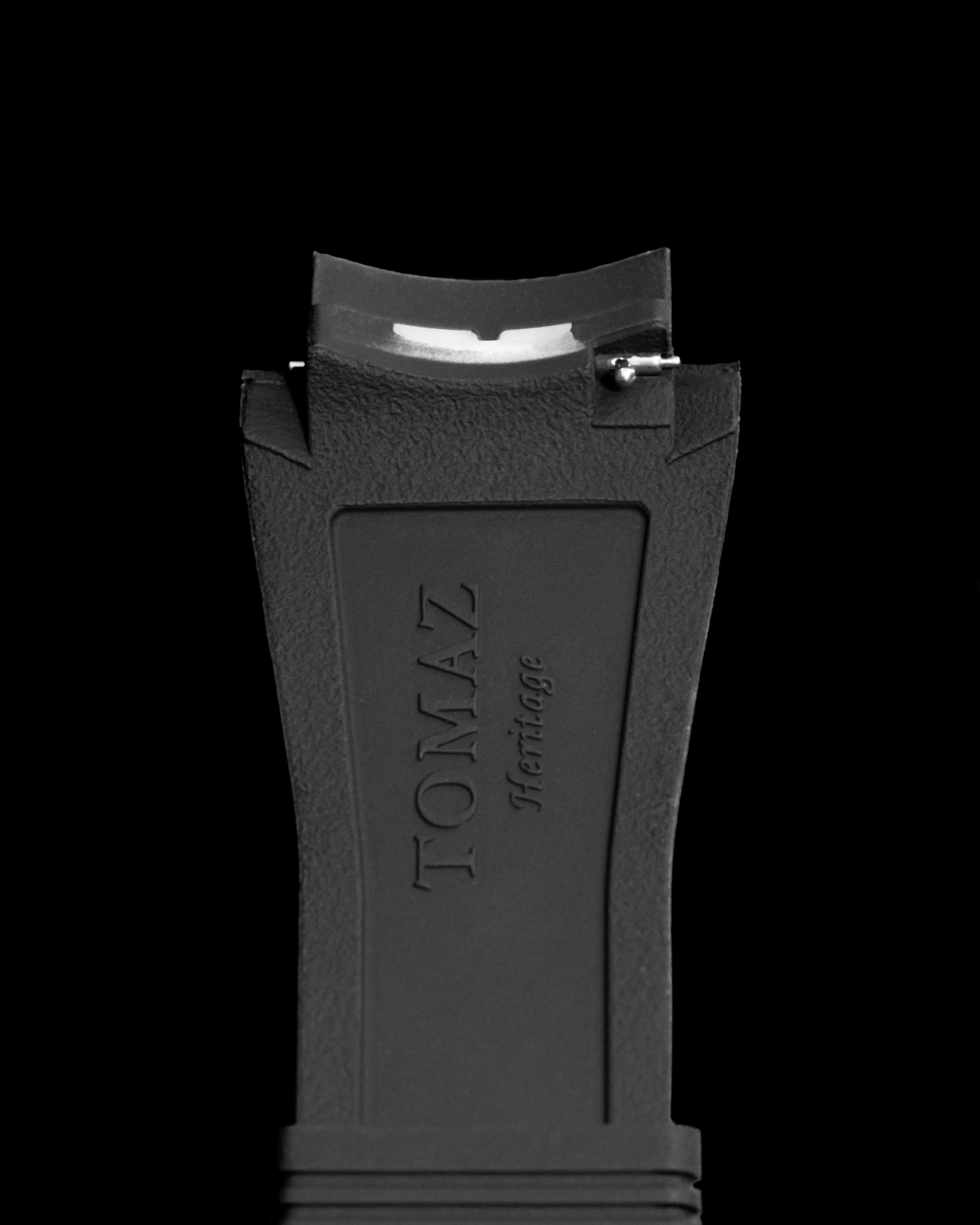 Tomaz STW028B Silicon Plain 24mm Watch Strap (TW028B) (Black) - Image 3