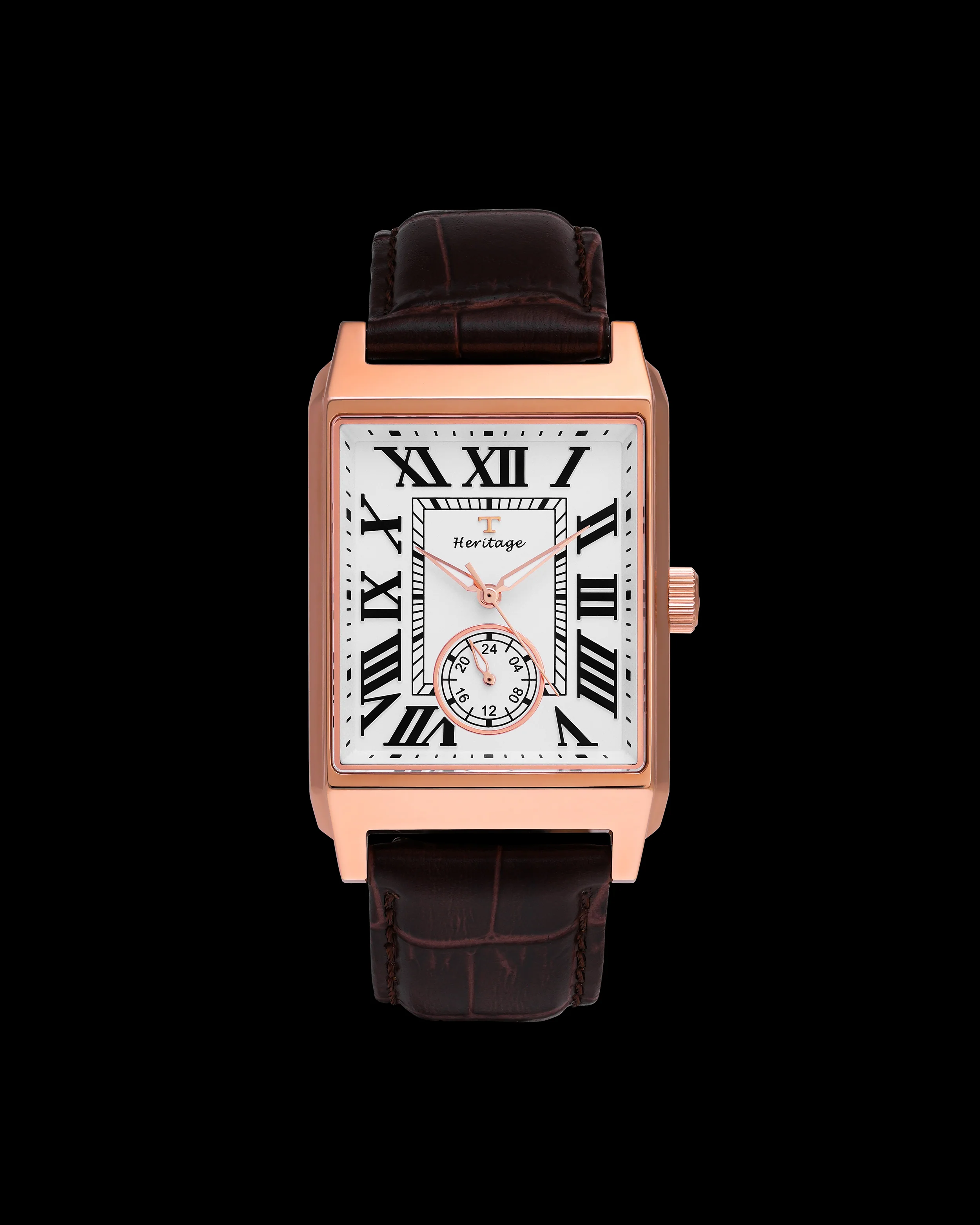 Tomaz TQ083-D3 Heritage Quartz Watch – Leather Strap