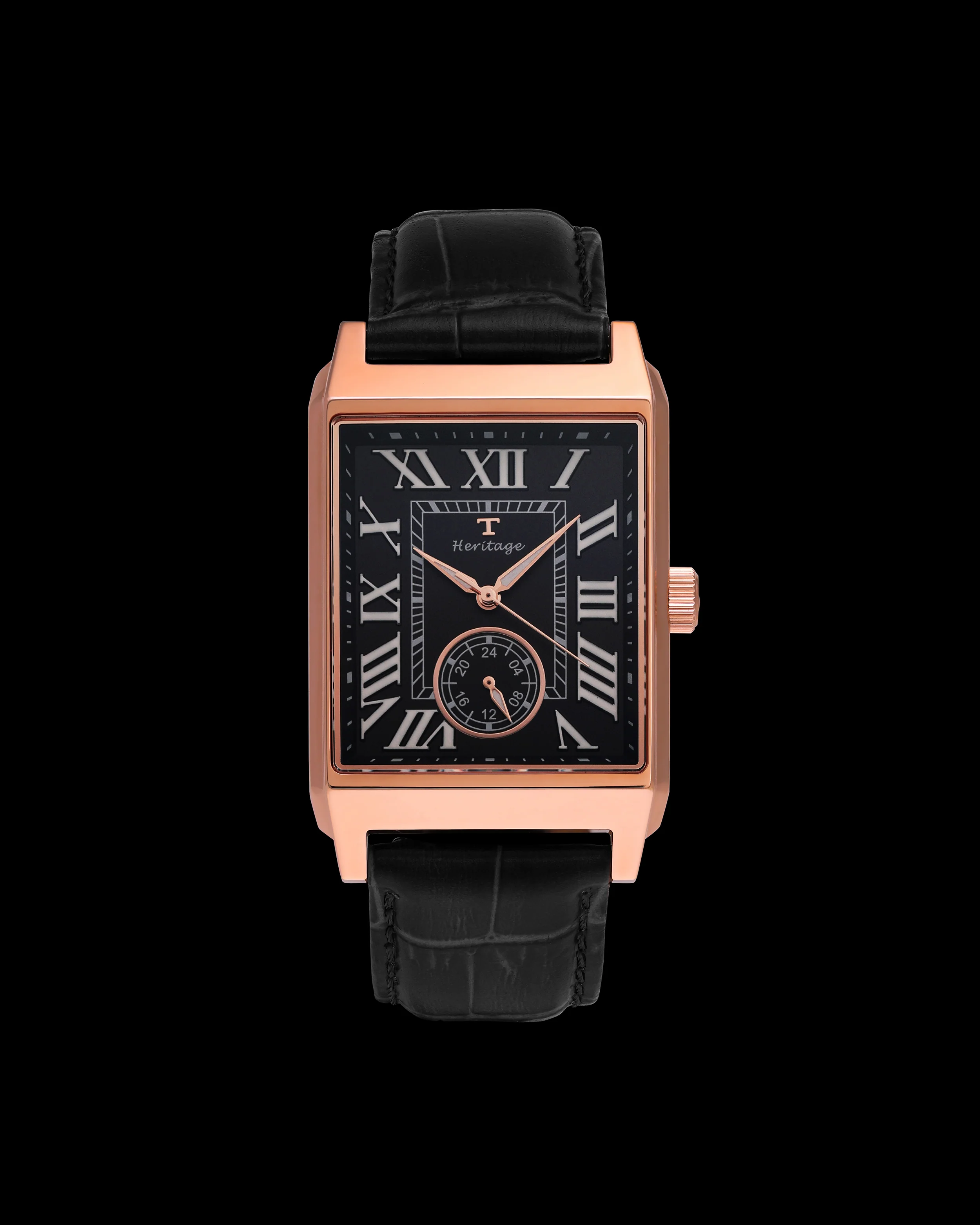 Tomaz TQ083-D4 Heritage Quartz Watch – Leather Strap