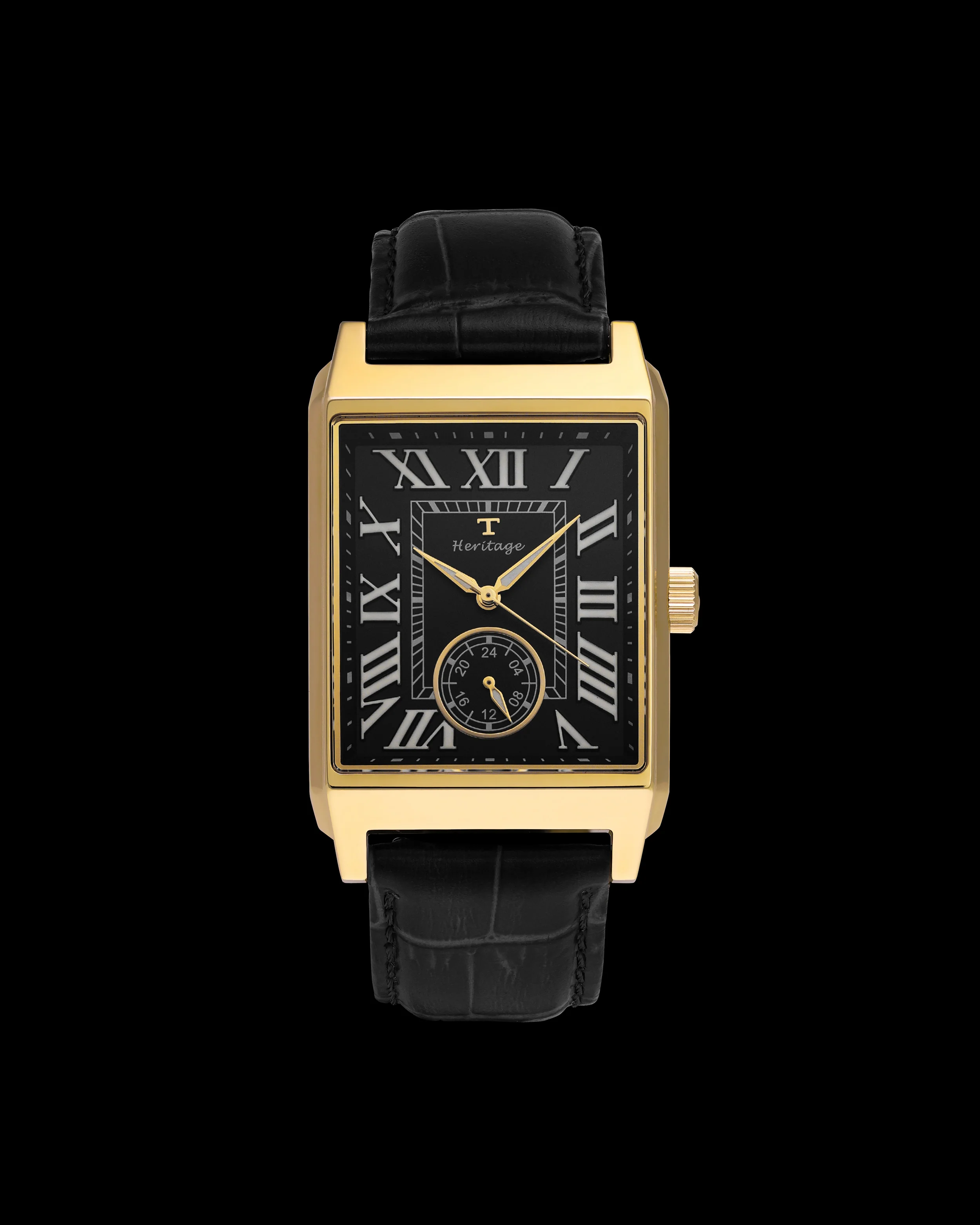 Tomaz TQ083-D7 Heritage Quartz Watch – Leather Strap