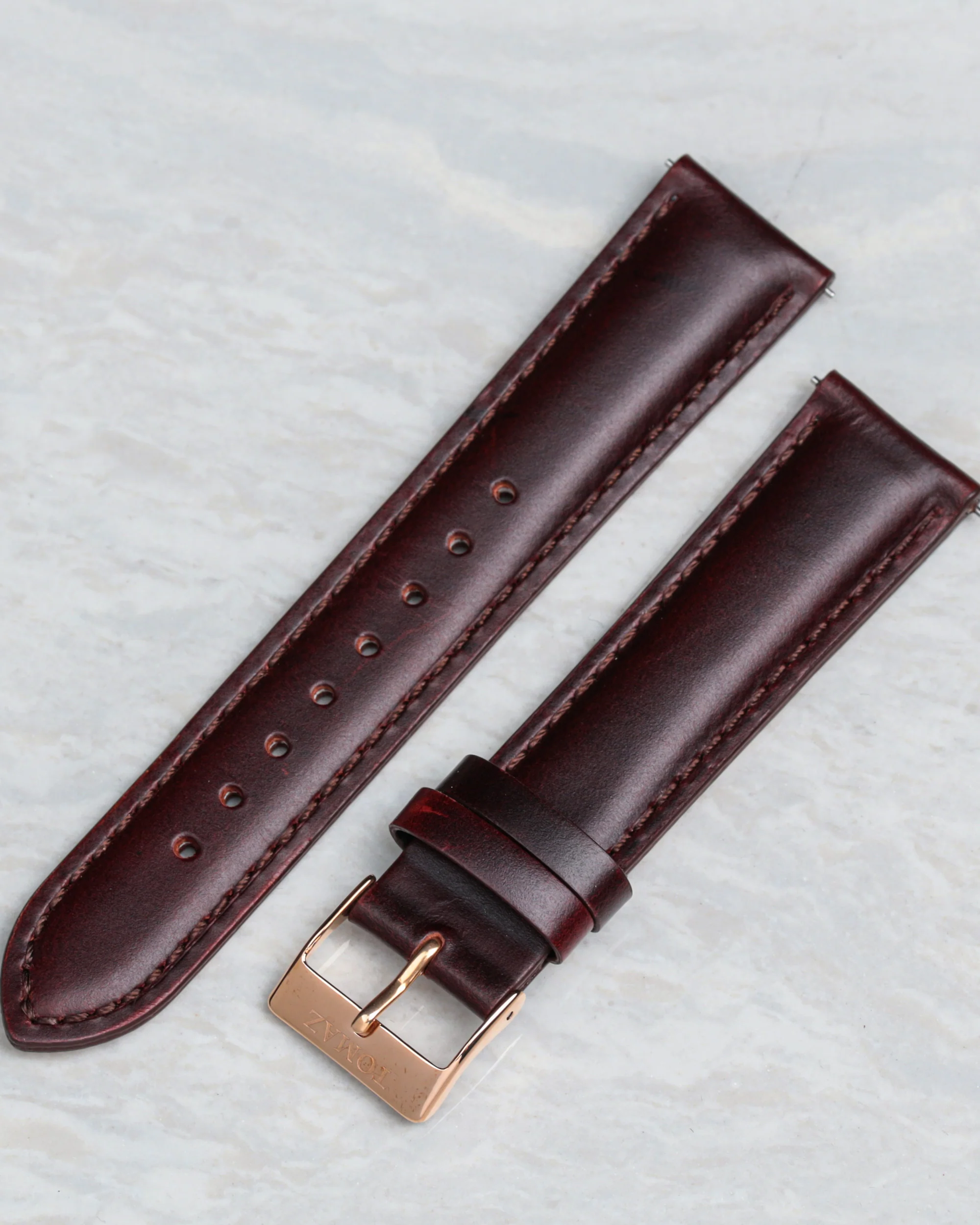 Tomaz TS1A-1A Leather Plain Watch Strap - Image 10