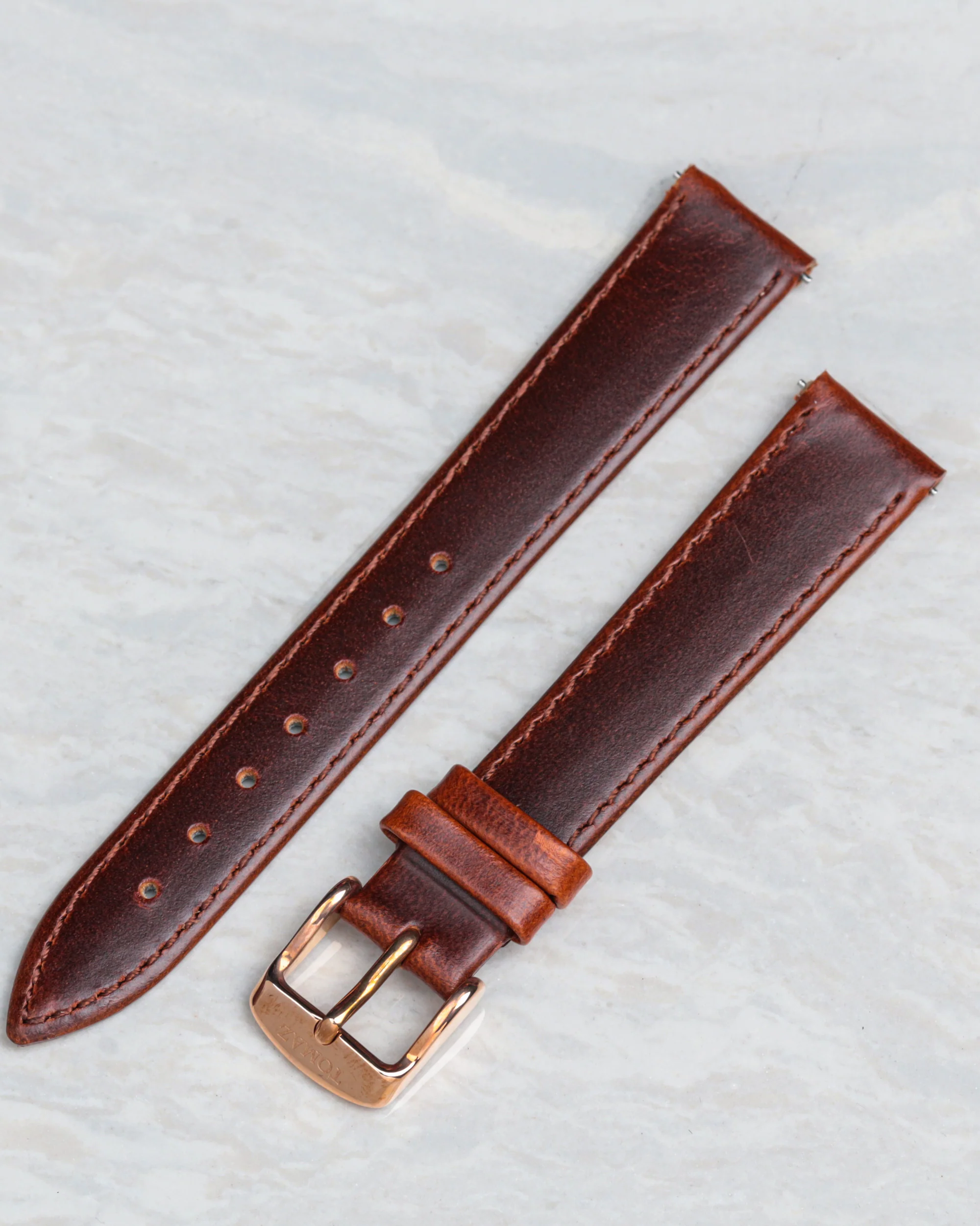 Tomaz TS1A-1A Leather Plain Watch Strap - Image 4