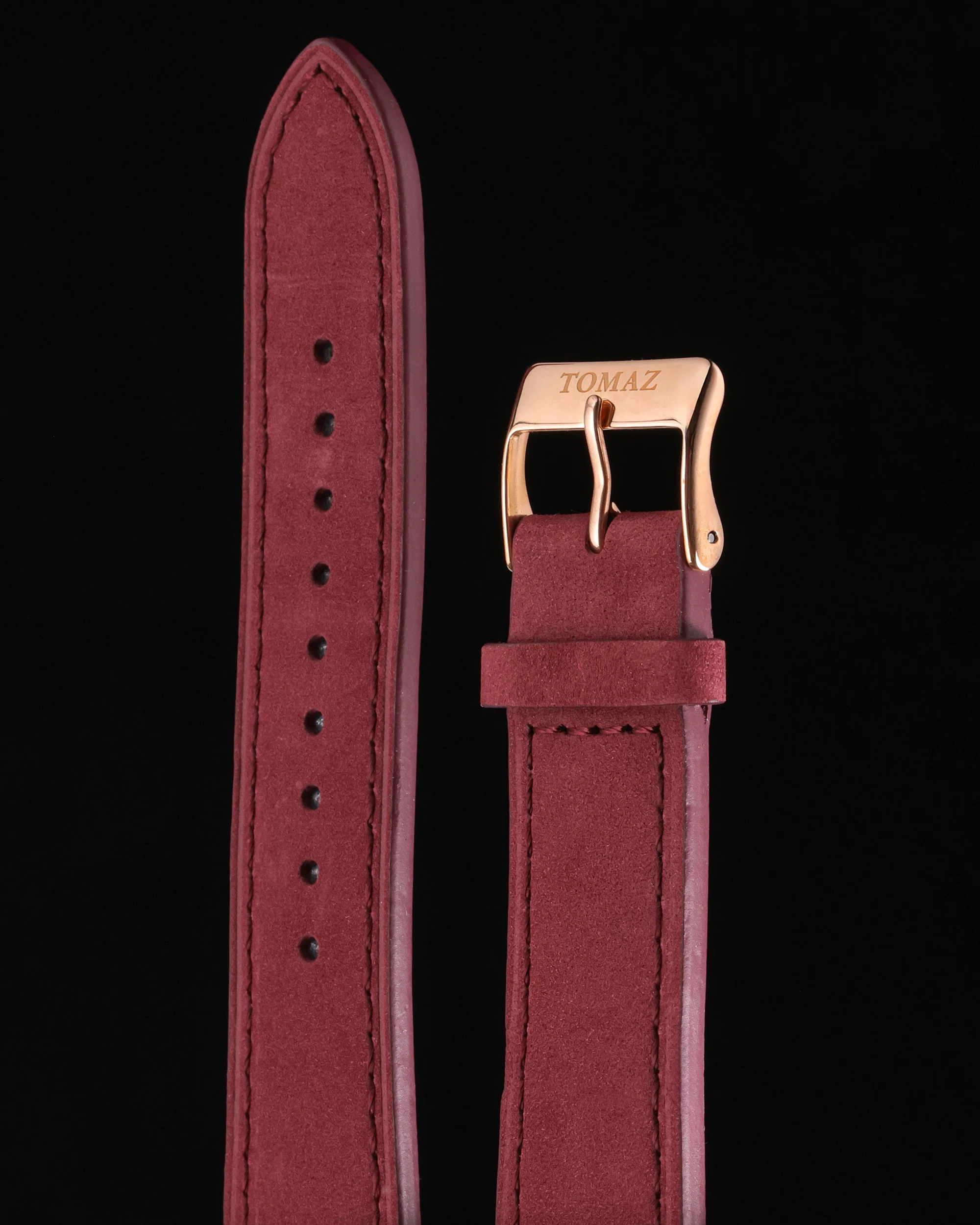 Tomaz TS1A-1A Leather Plain Watch Strap - Image 7