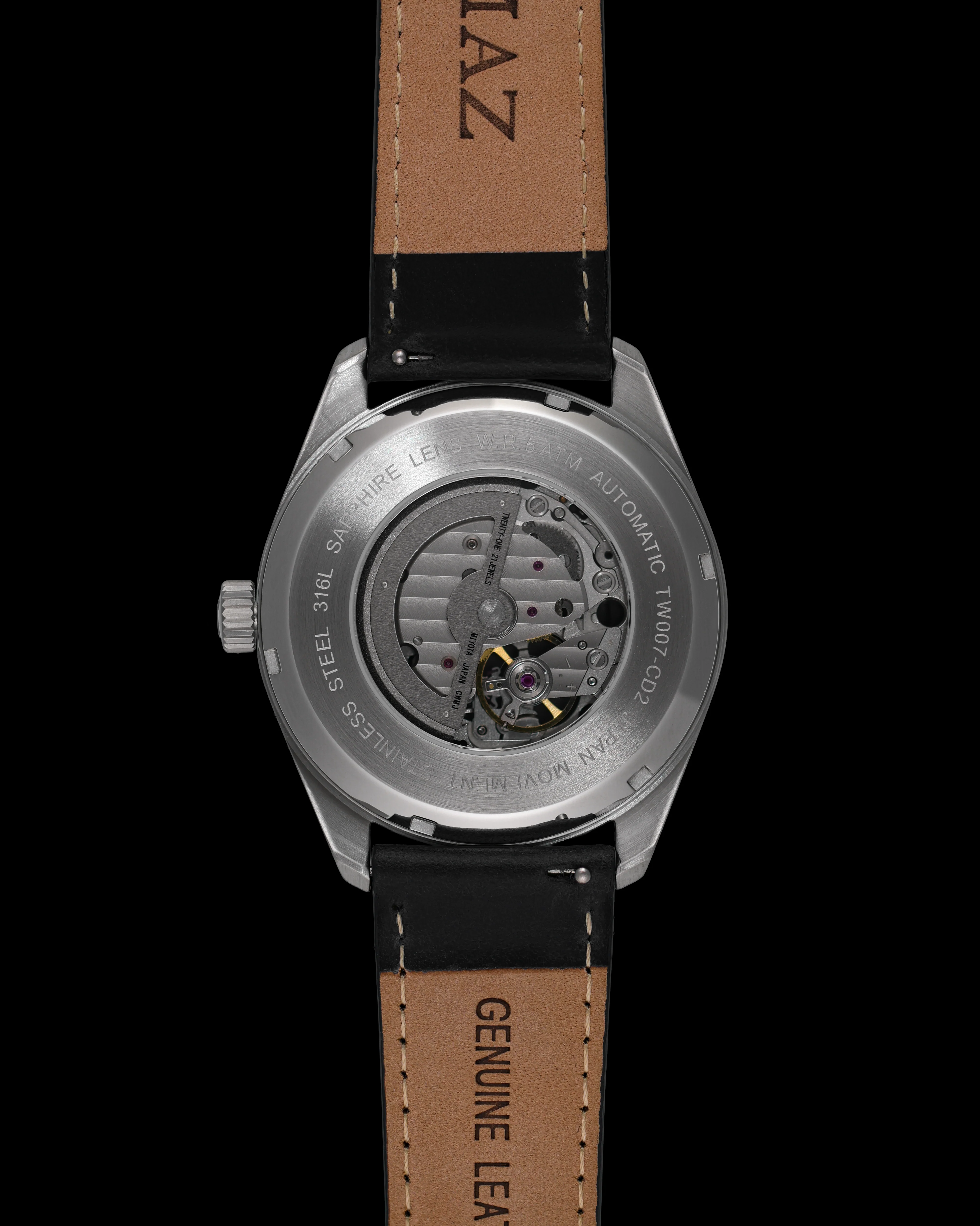 Tomaz TW007C-CD2 Heritage Men’s Watch – Leather Strap - Image 2