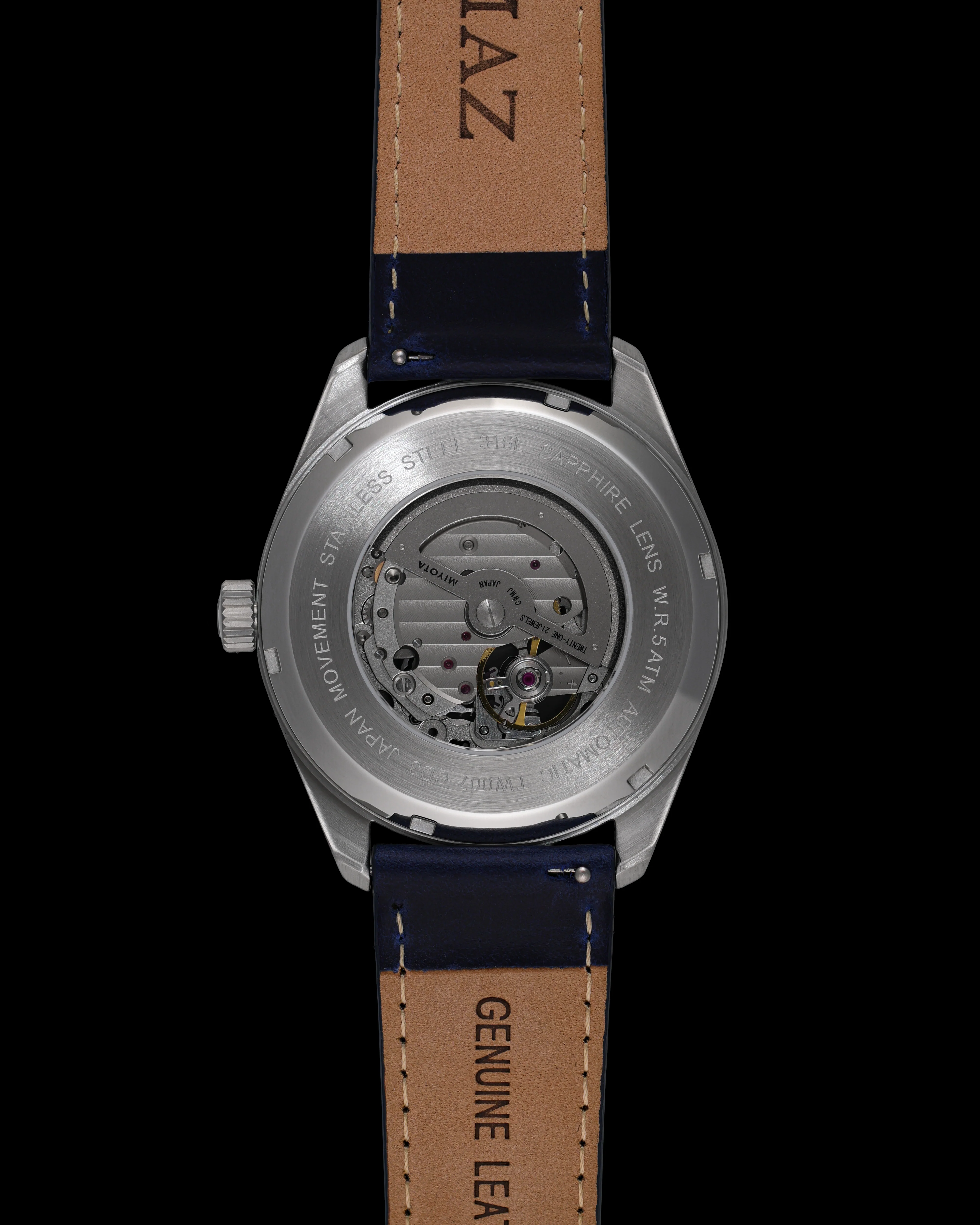 Tomaz TW007C-CD3 Heritage Men’s Watch – Leather Strap - Image 2