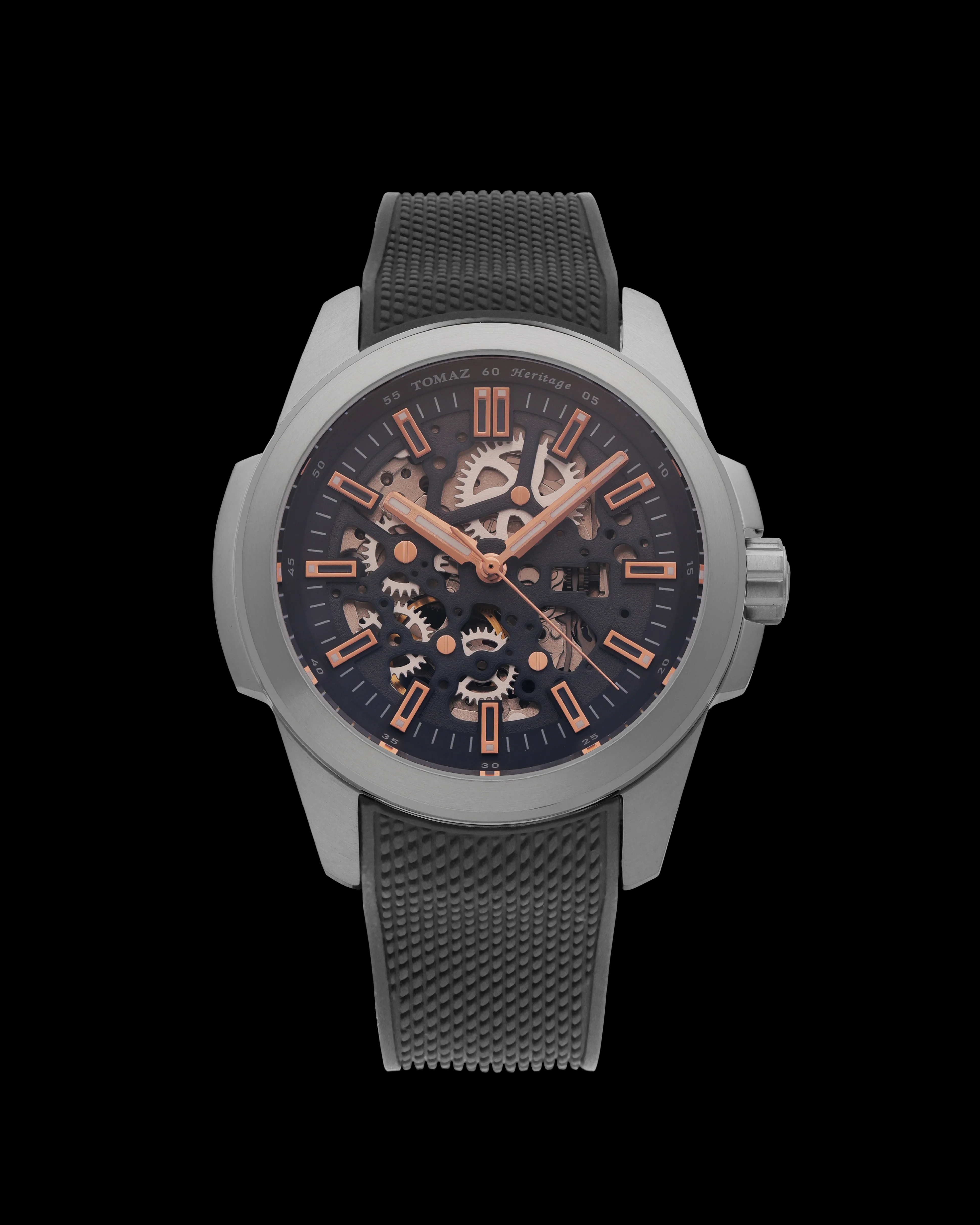 Tomaz TW068-AD2 Open-Gear Skeleton Watch – Comfort Strap
