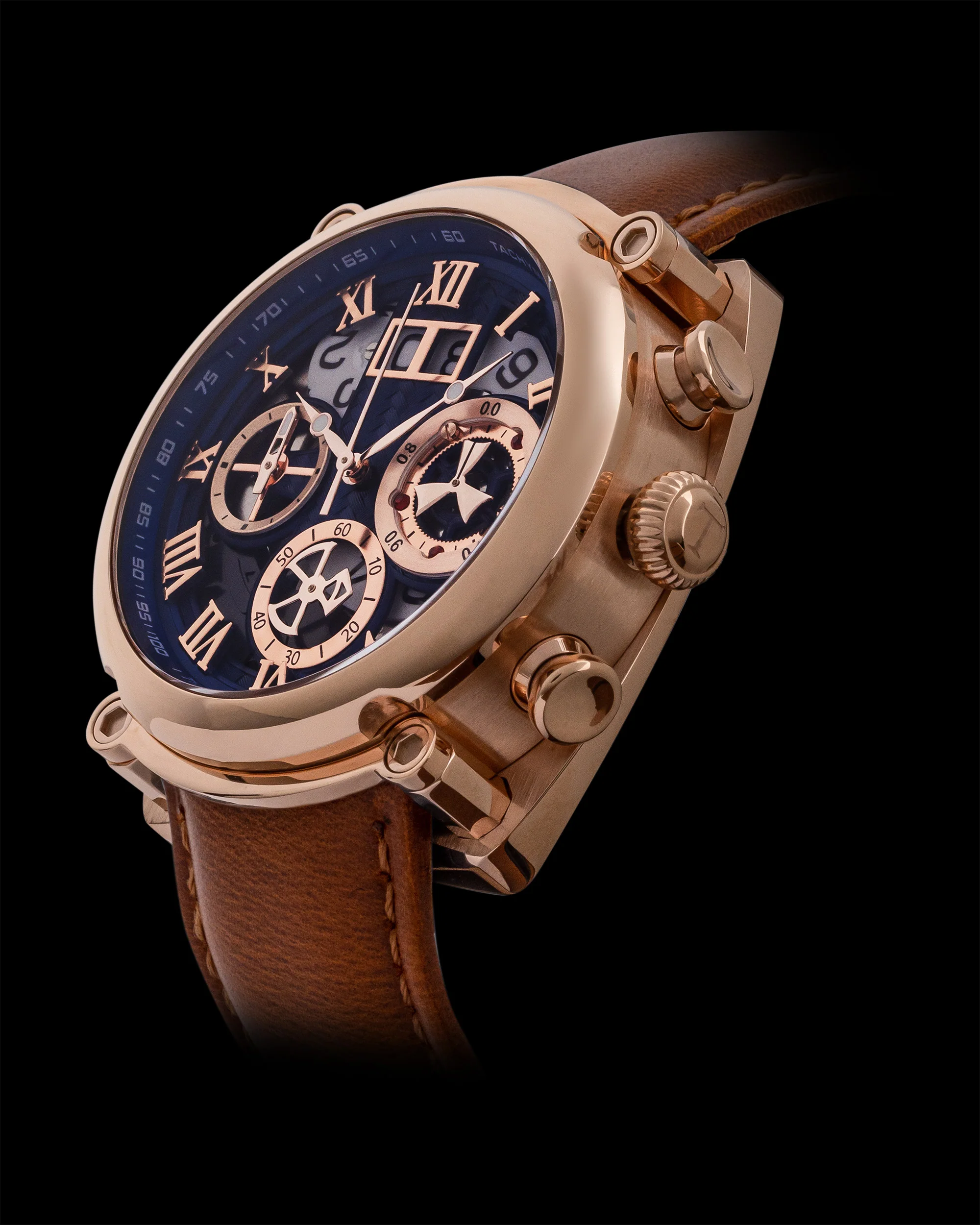 Tomaz Xavier TW026-D3A Watch – Leather Strap - Image 2