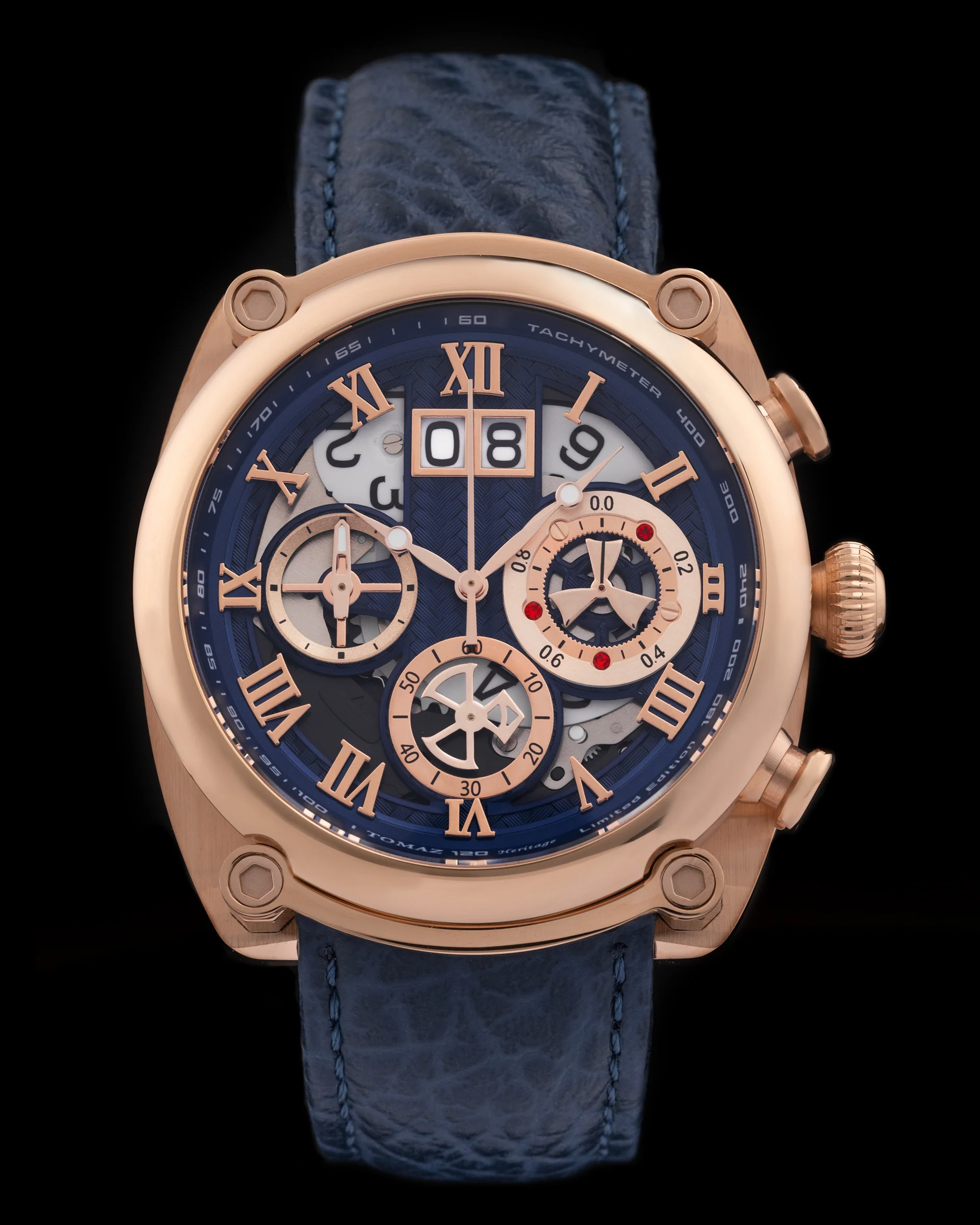 Tomaz Xavier TW026-D3B Watch – Leather Strap