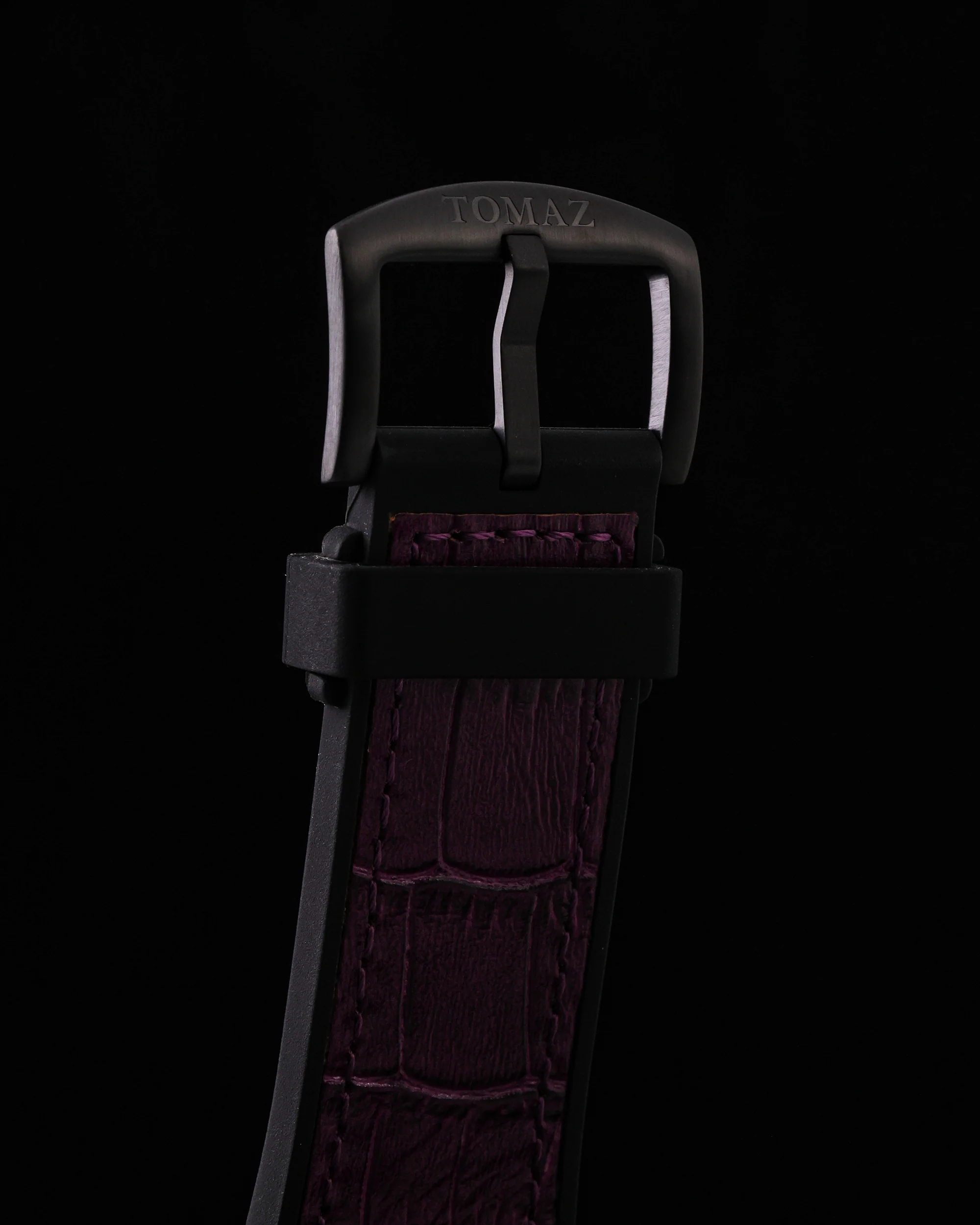 Tomaz Xavier XL TW033-D2 Crystal Watch – Bamboo Leather Strap - Image 6