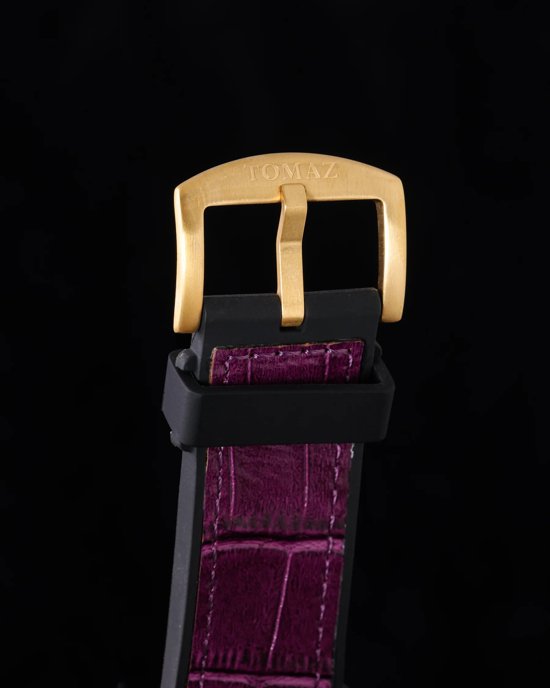 Tomaz Xavier XL TW033-D6 Crystal Watch – Bamboo Leather Strap - Image 6