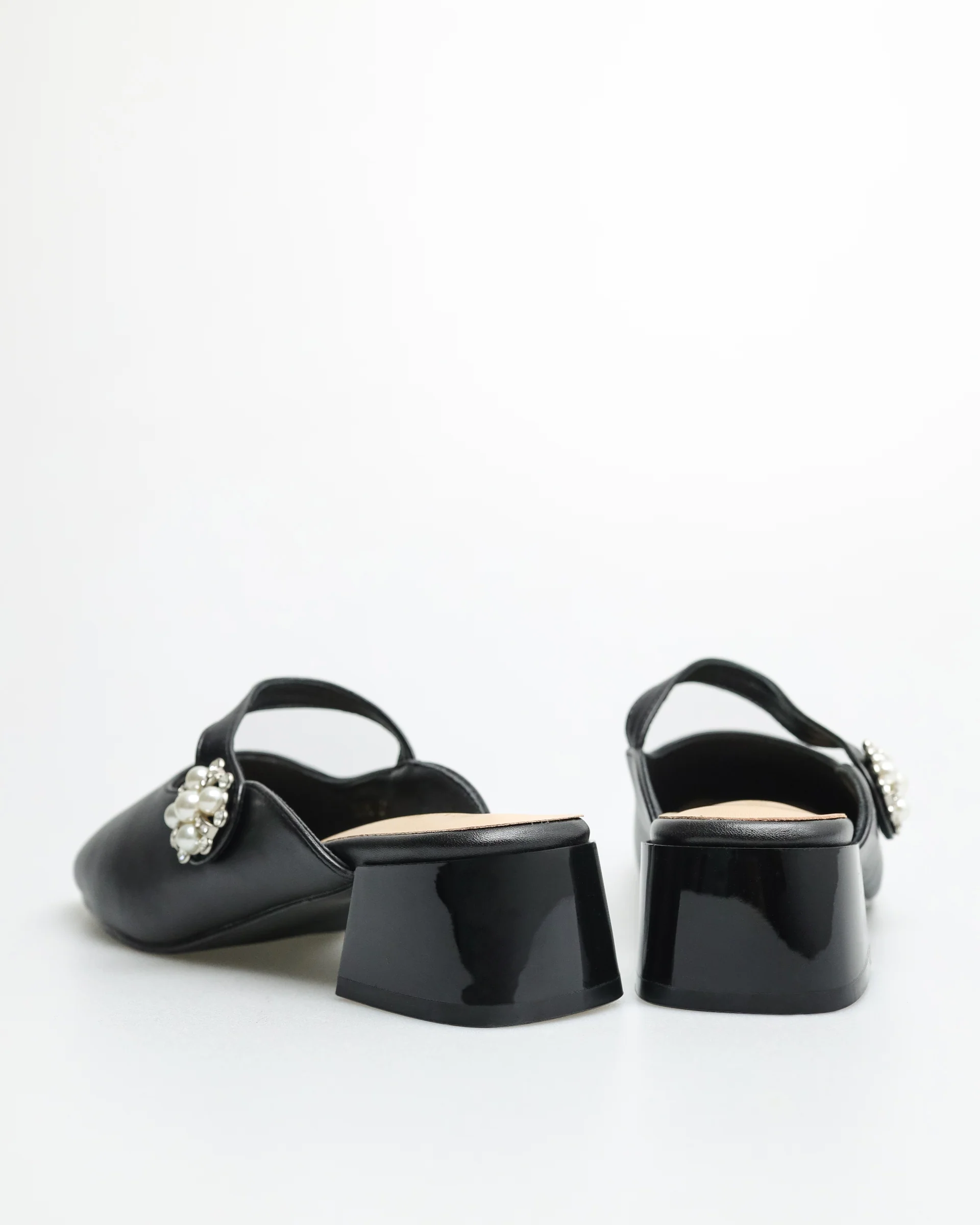Tomaz YX110 Ladies Flower Gem Heels - Image 12