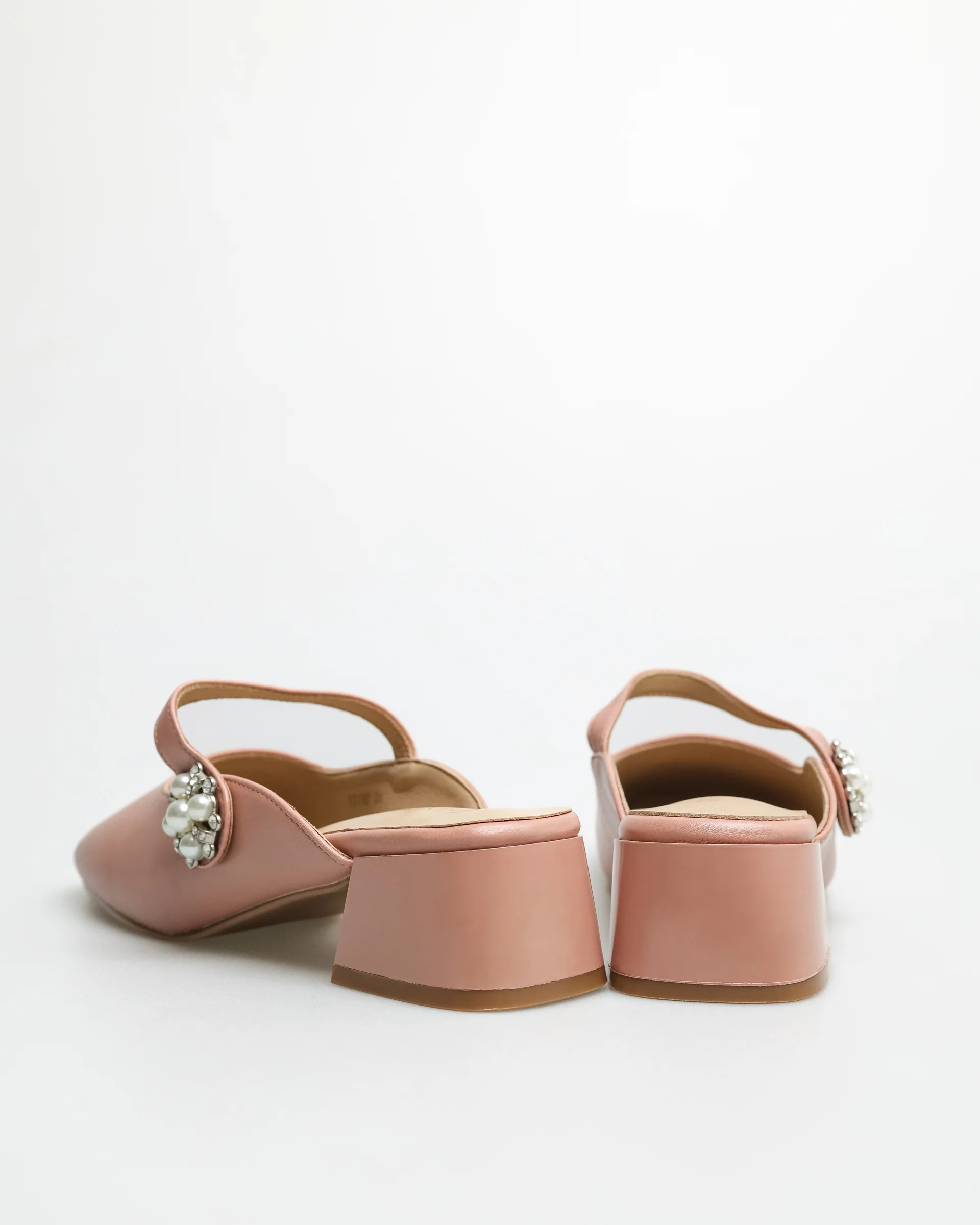 Tomaz YX110 Ladies Flower Gem Heels - Image 4