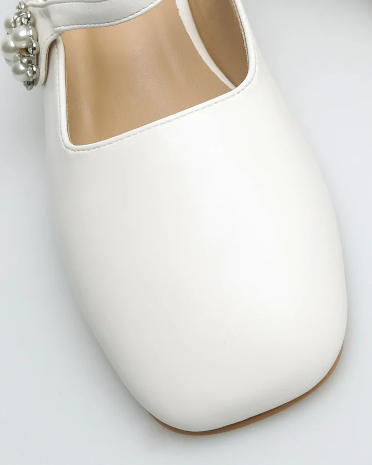 Tomaz YX110 Ladies Flower Gem Heels - Image 6