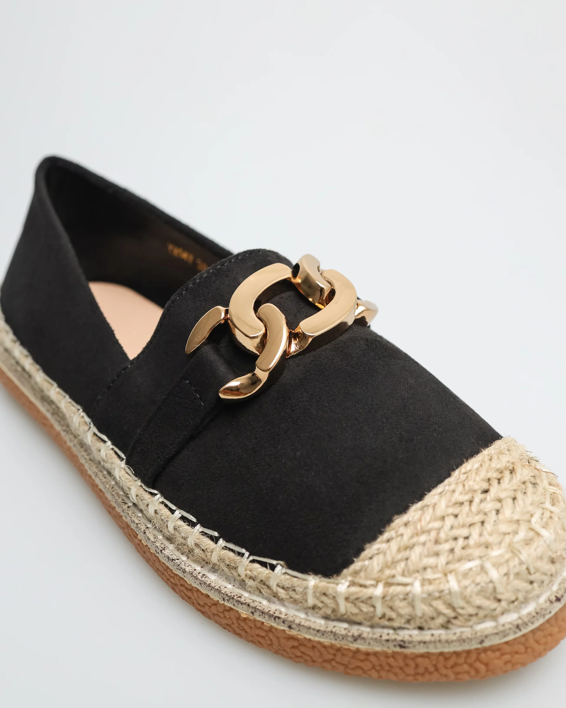 Tomaz YX147 Ladies Espadrille Buckle Flats - Image 4